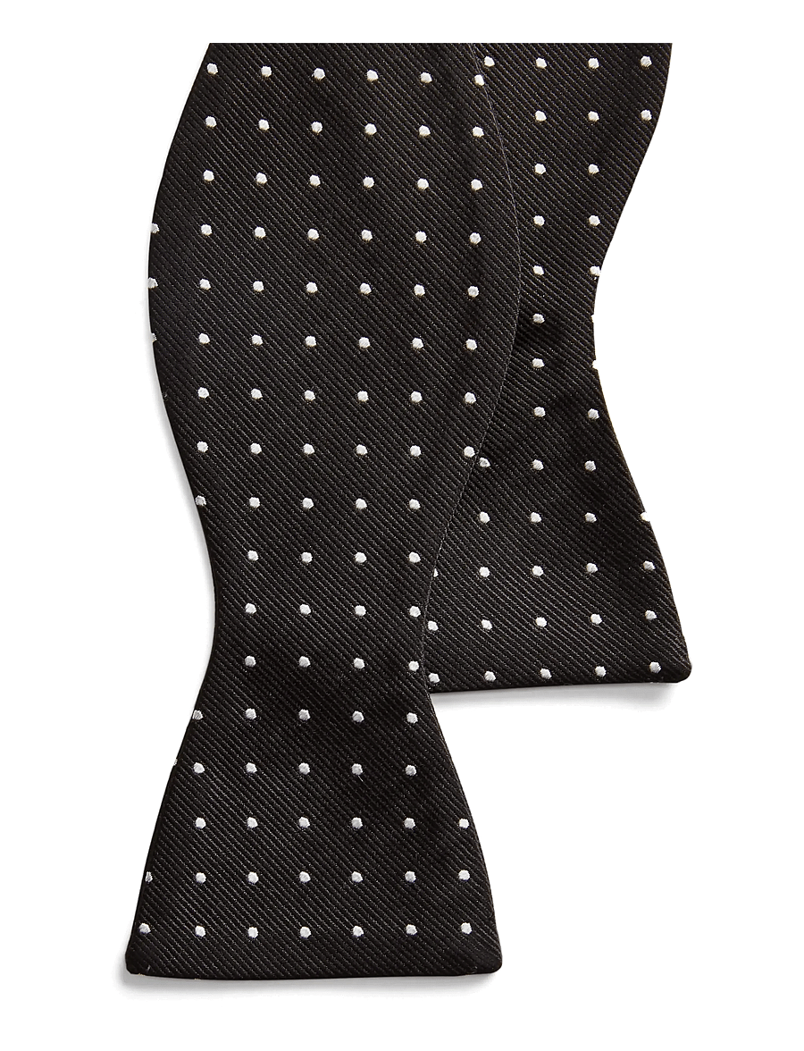 Polo Ralph Lauren - REGENCY REPP DOT-BUTTERFLY - muchy - black/white - 0