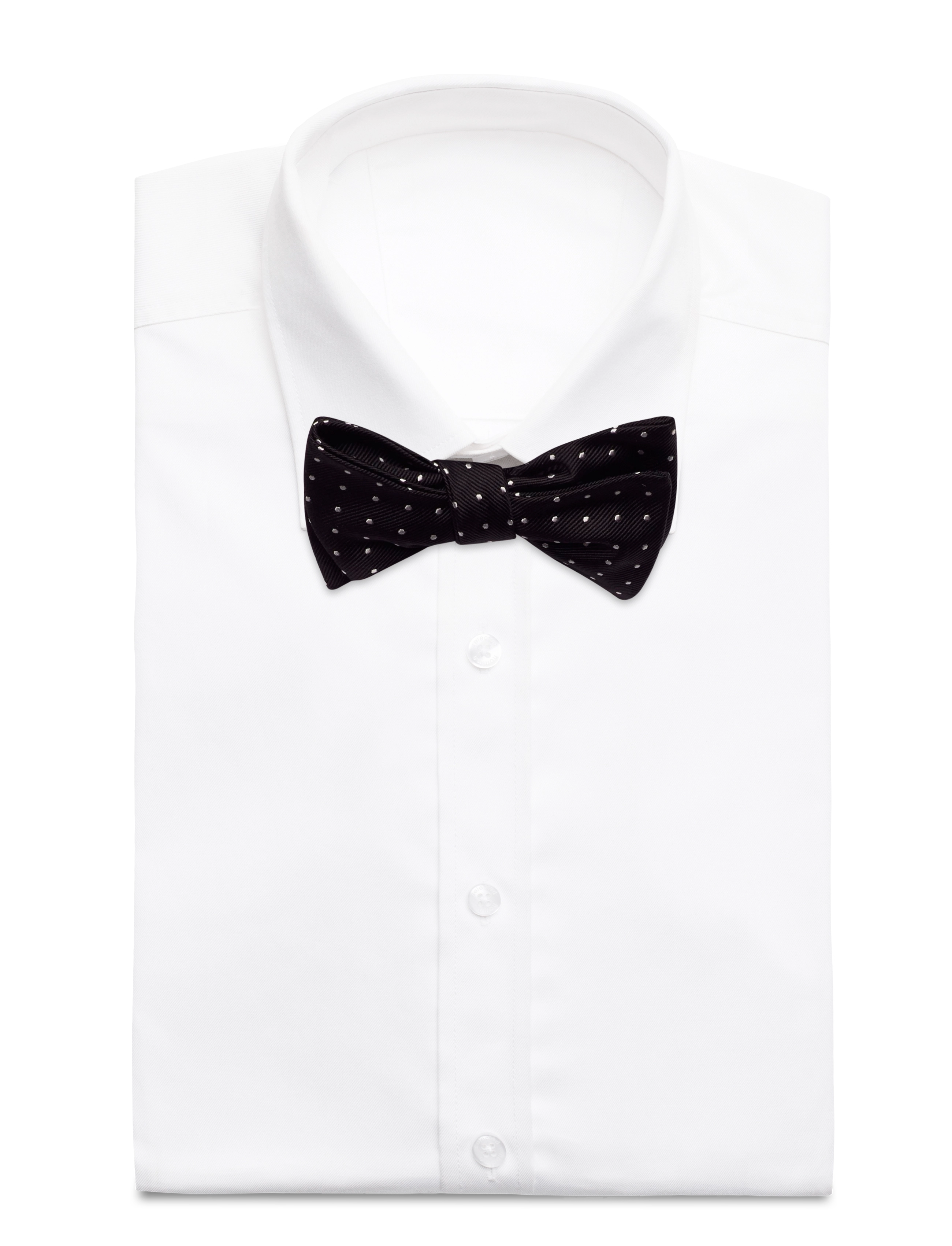 Polo Ralph Lauren - Polka-Dot Silk Repp Bow Tie - flugor - black/white - 2