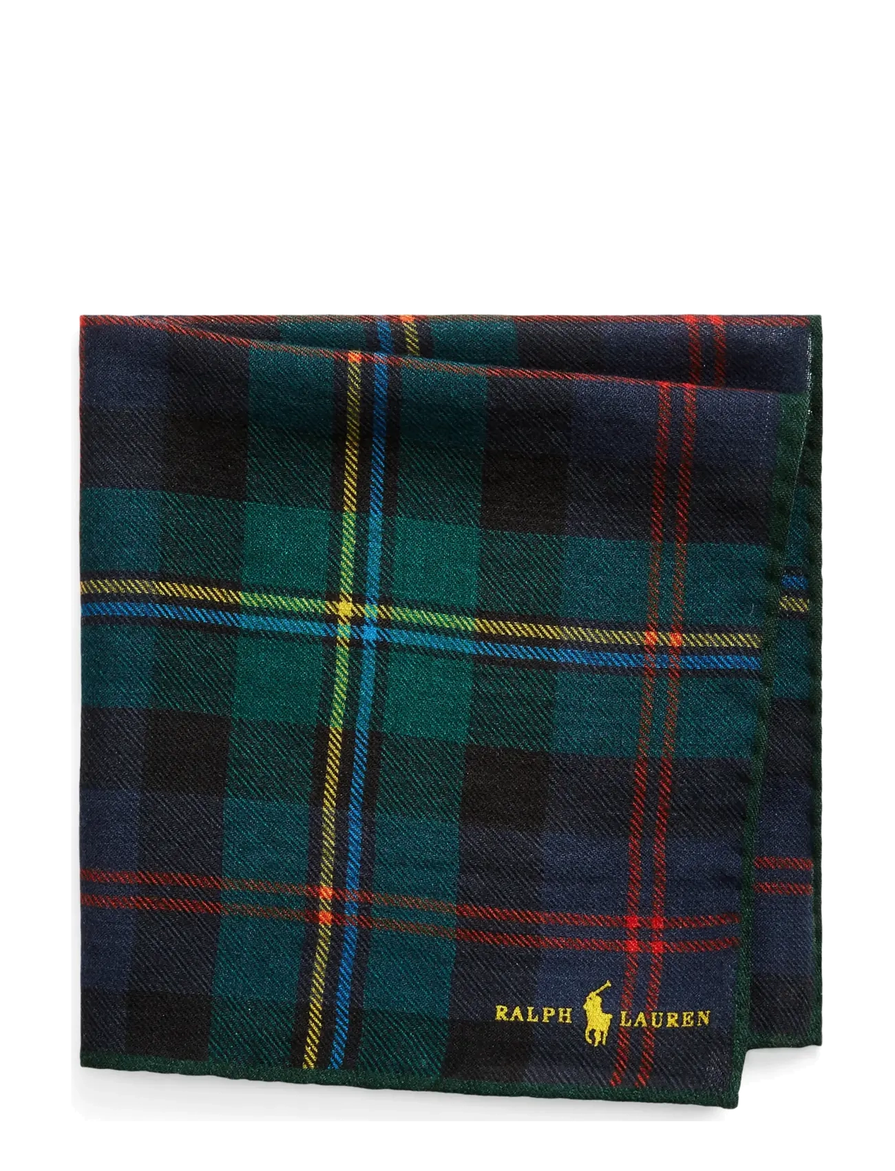 Polo Ralph Lauren Wool Tartan-Pocket Square 14X14, One Size, Accessories, Mehrfarbig/gemustert - Pocket Squares, Männerswear