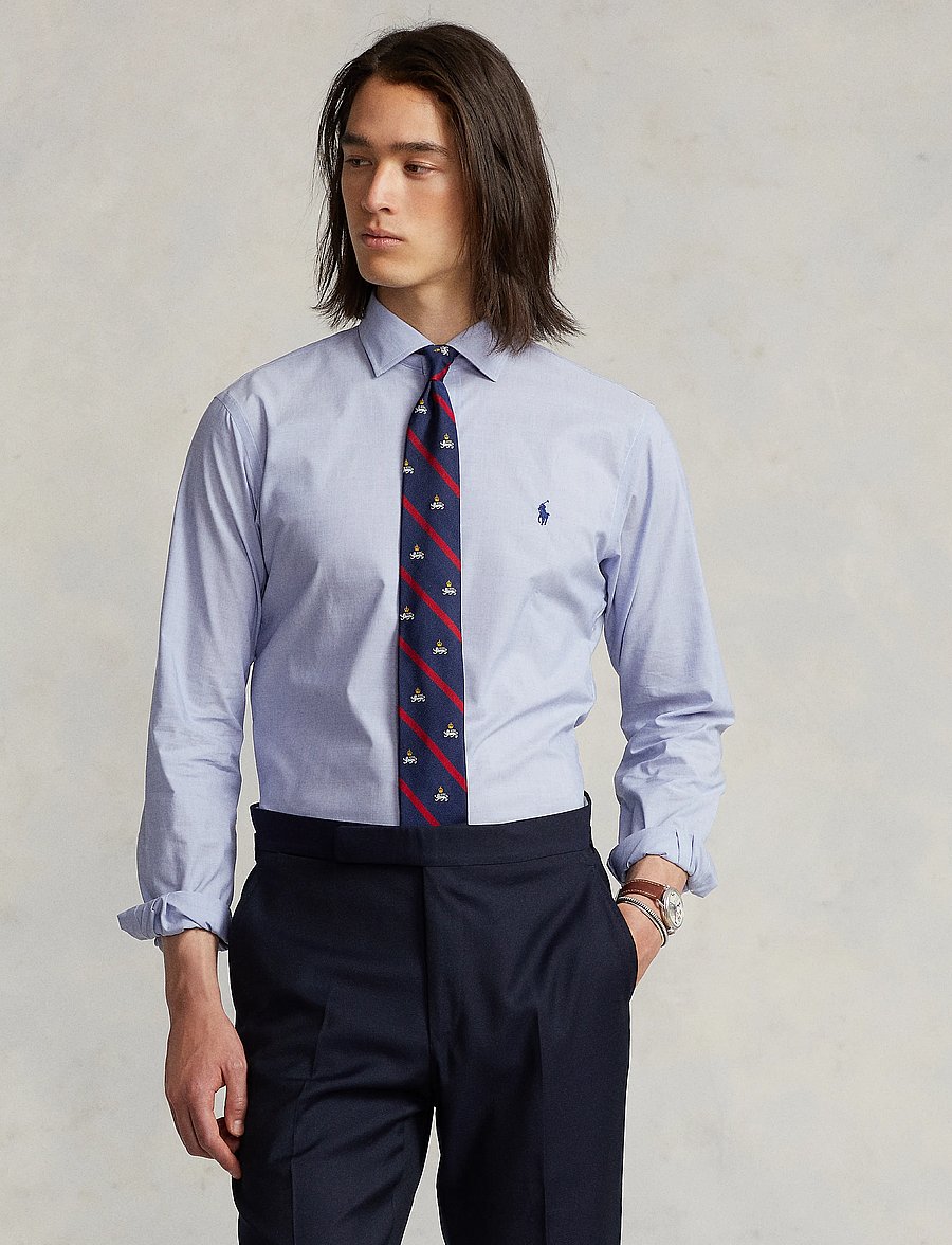 Polo Ralph Lauren - PUREPRESS NS POPLIN-CUSTOM ESTATE P - chemises d'affaires - 3210a light blue - 2