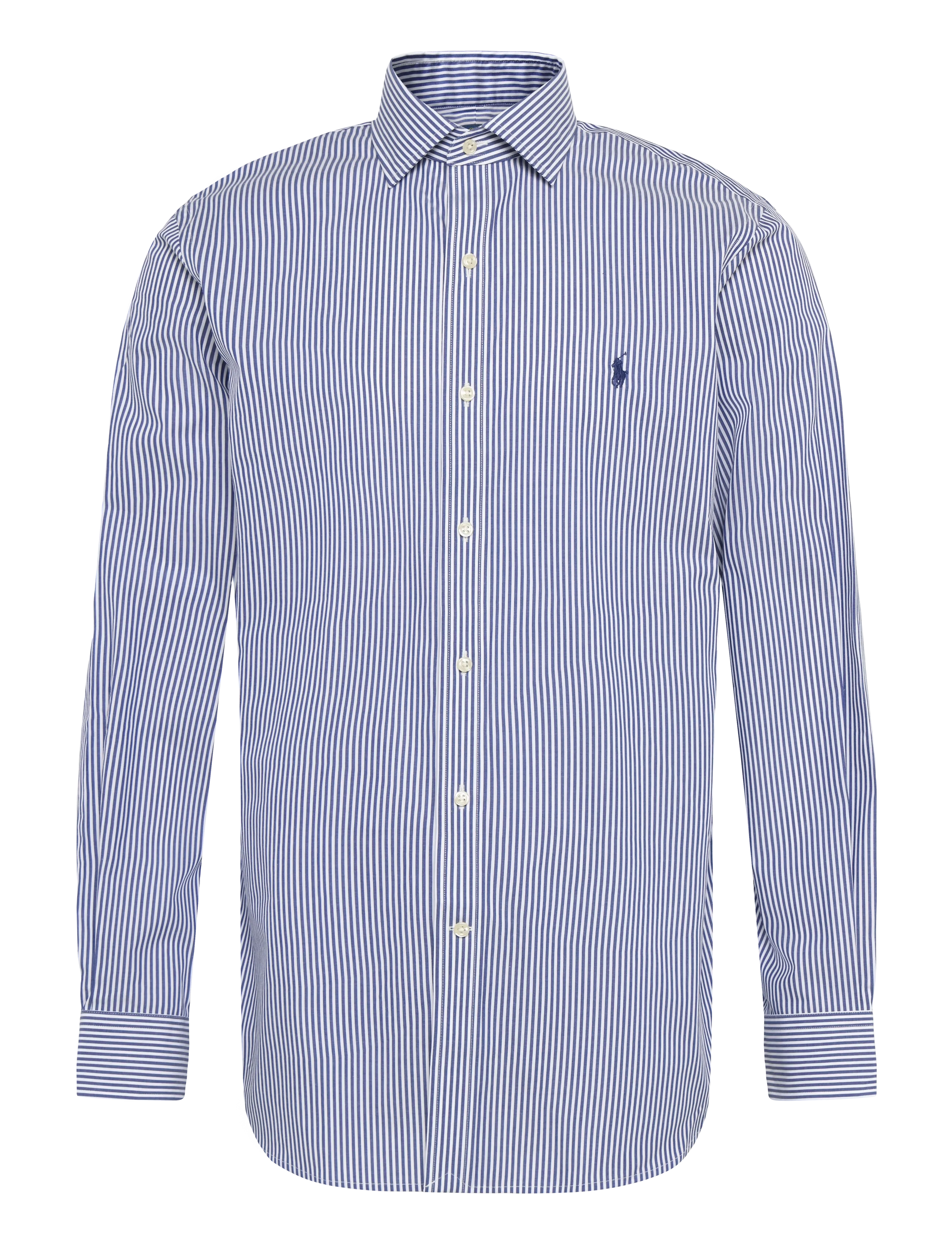 Polo Ralph Lauren - PUREPRESS NS POPLIN-CUSTOM ESTATE P - muodolliset kauluspaidat - 3213a royal/white - 1