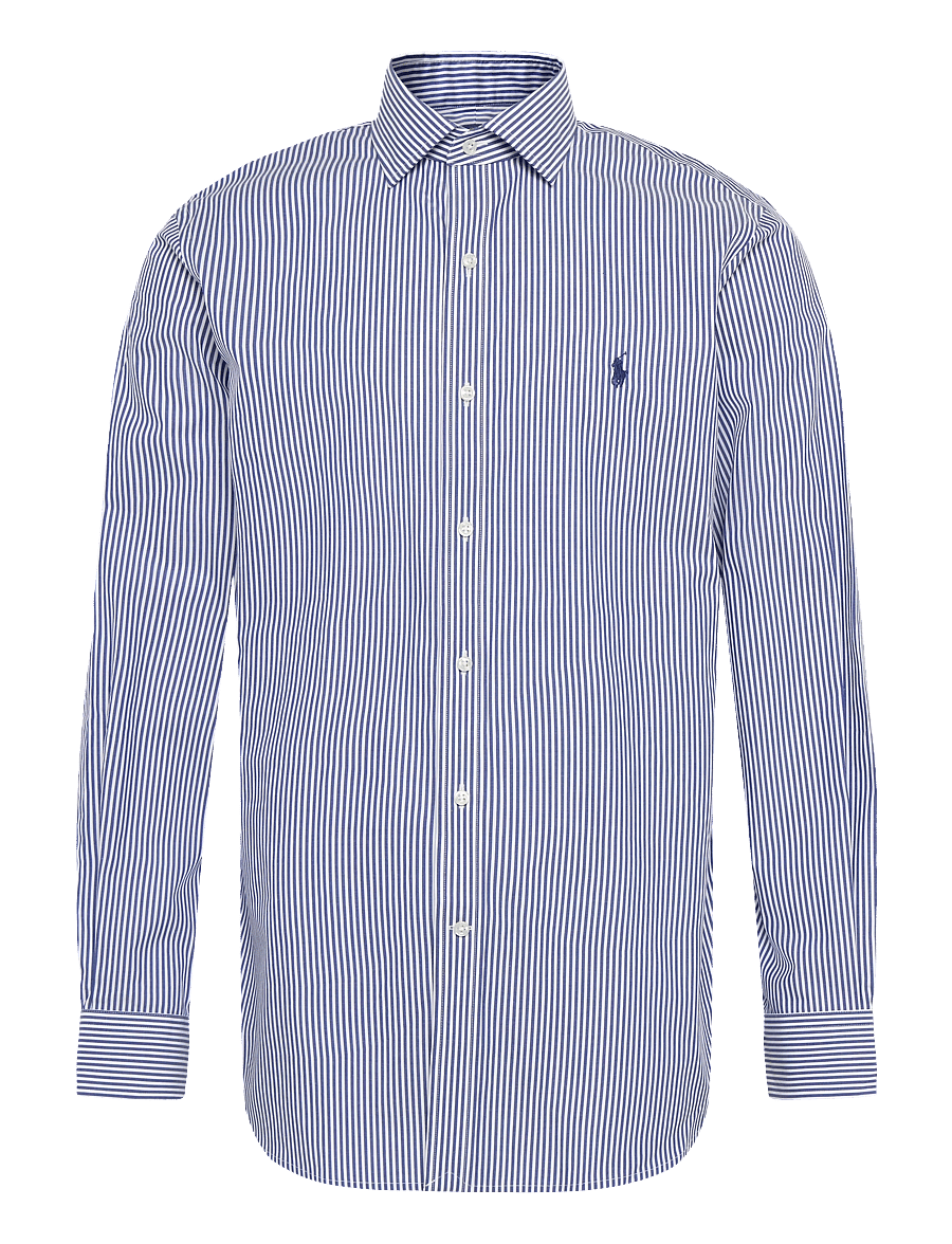 Polo Ralph Lauren - Custom Fit Poplin Shirt - casual hemden - 3213a royal/white - 1