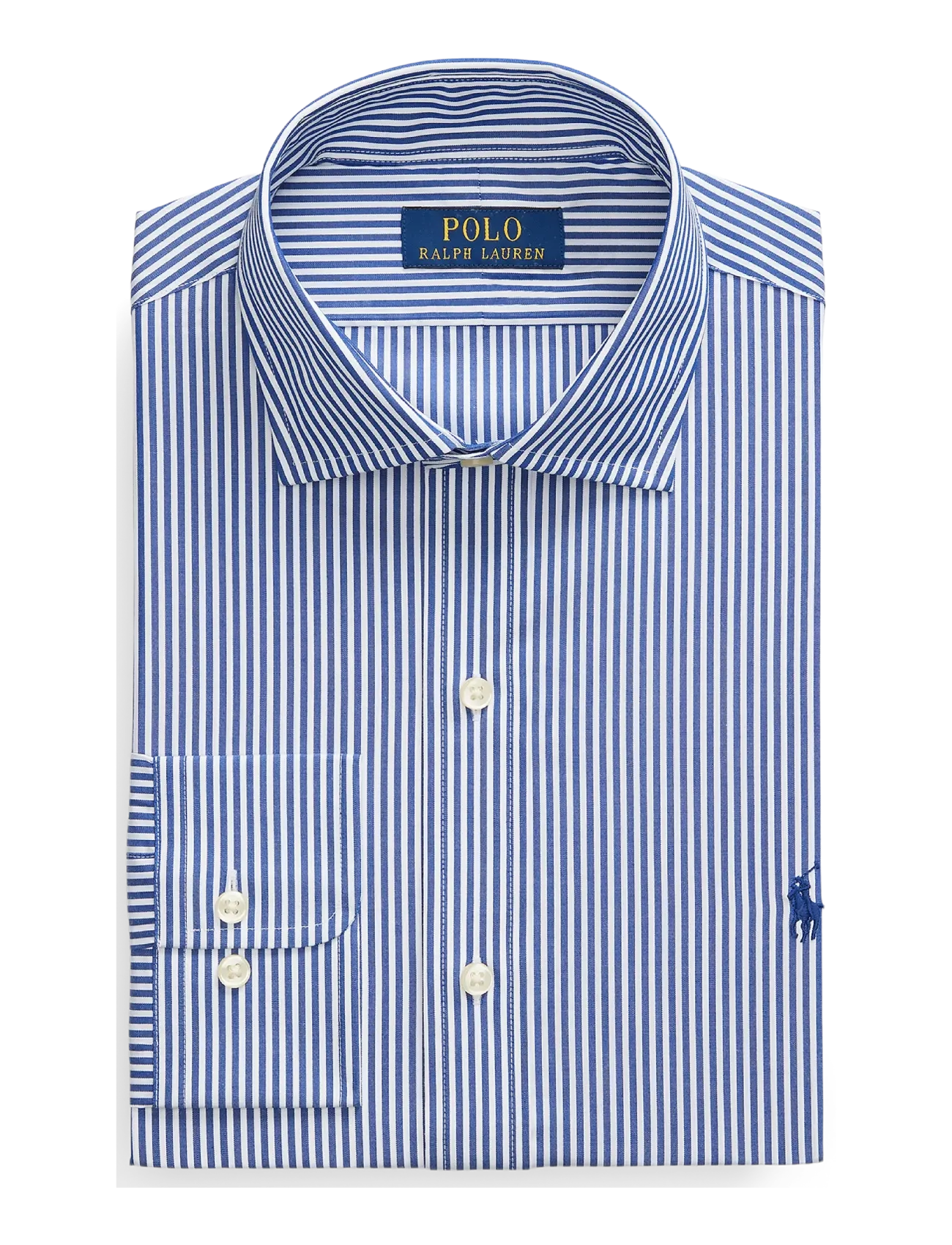 Polo Ralph Lauren - Custom Fit Poplin Shirt - proginiai marškiniai - 3213a royal/white - 1