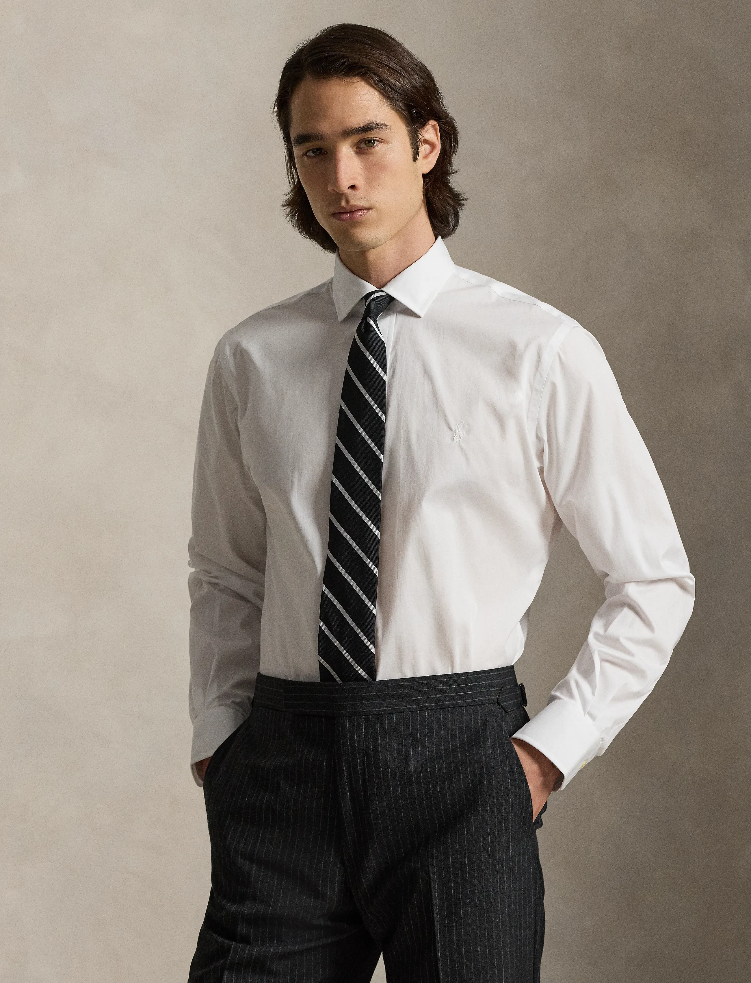 Polo Ralph Lauren Custom Fit Poplin Shirt - Formelle Hemden - WHITE / white