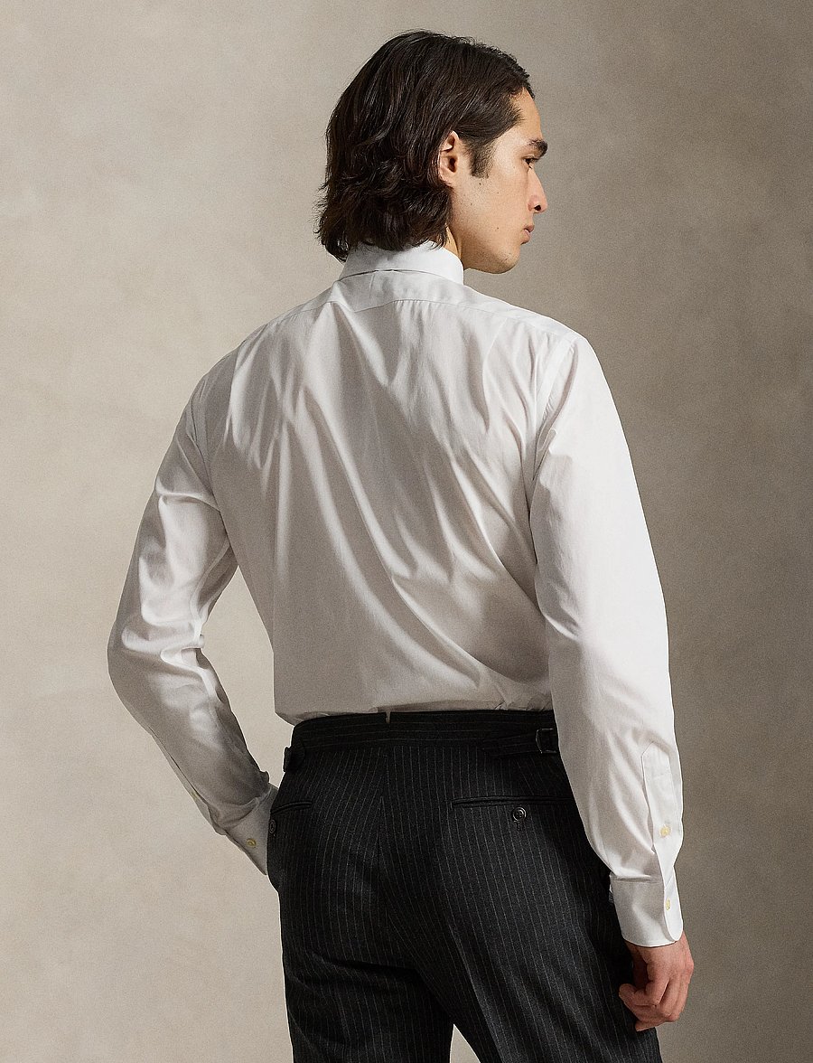 Polo Ralph Lauren - Custom Fit Poplin Shirt - formal shirts - white - 4
