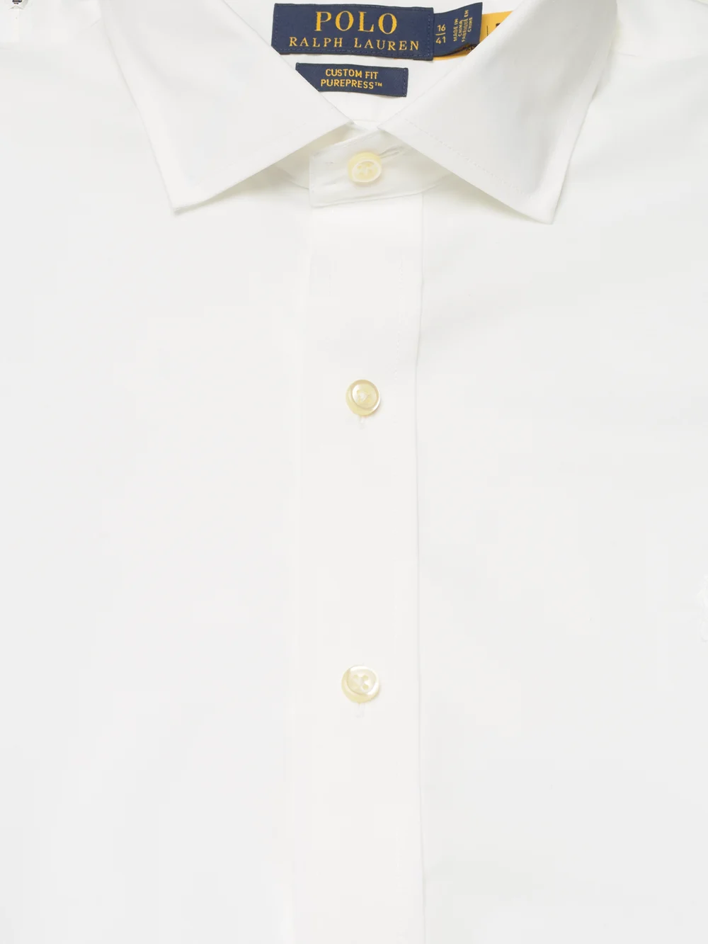 Polo Ralph Lauren - Custom Fit Poplin Shirt - tavalised t-särgid - white - 2