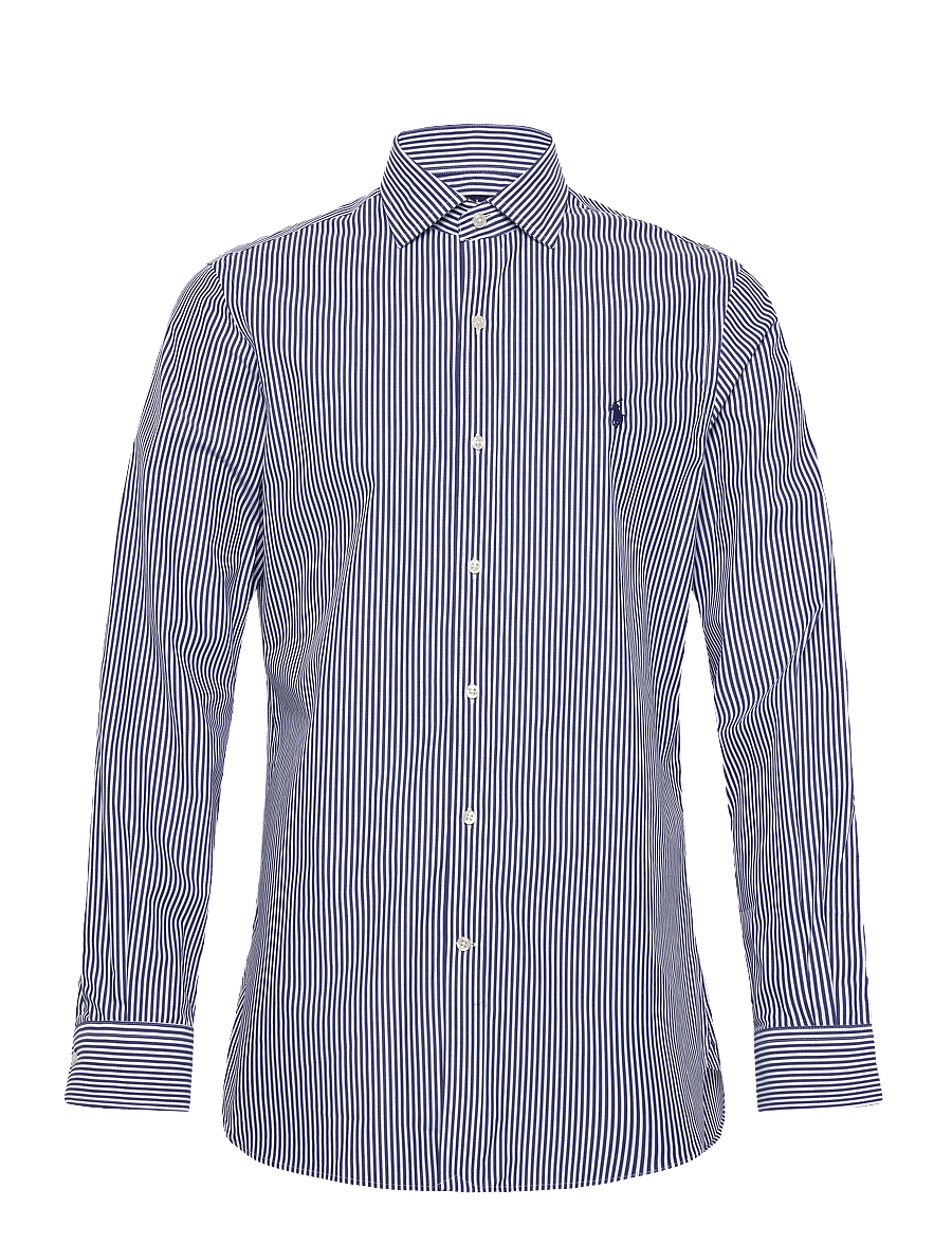 Polo Ralph Lauren - PUREPRESS NS POPLIN-SLIM ESTATE PPC - chemises à rayures - 3213a royal/white - 0