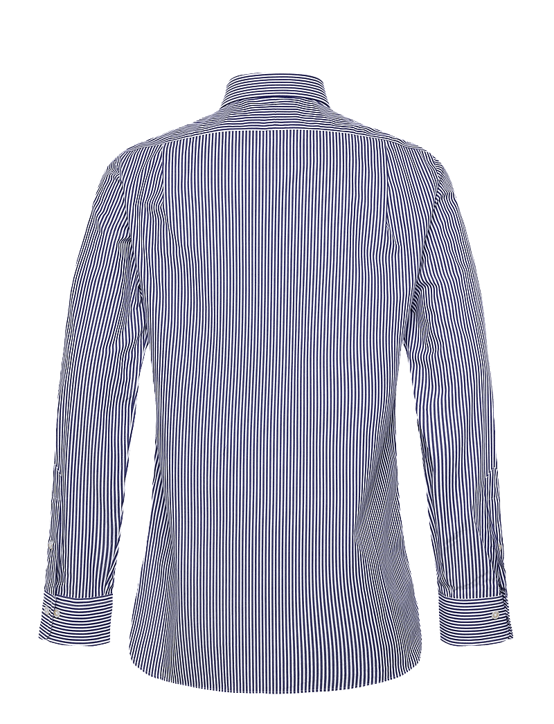 Polo Ralph Lauren - Slim Fit Poplin Shirt - randiga skjortor - 3213a royal/white - 1