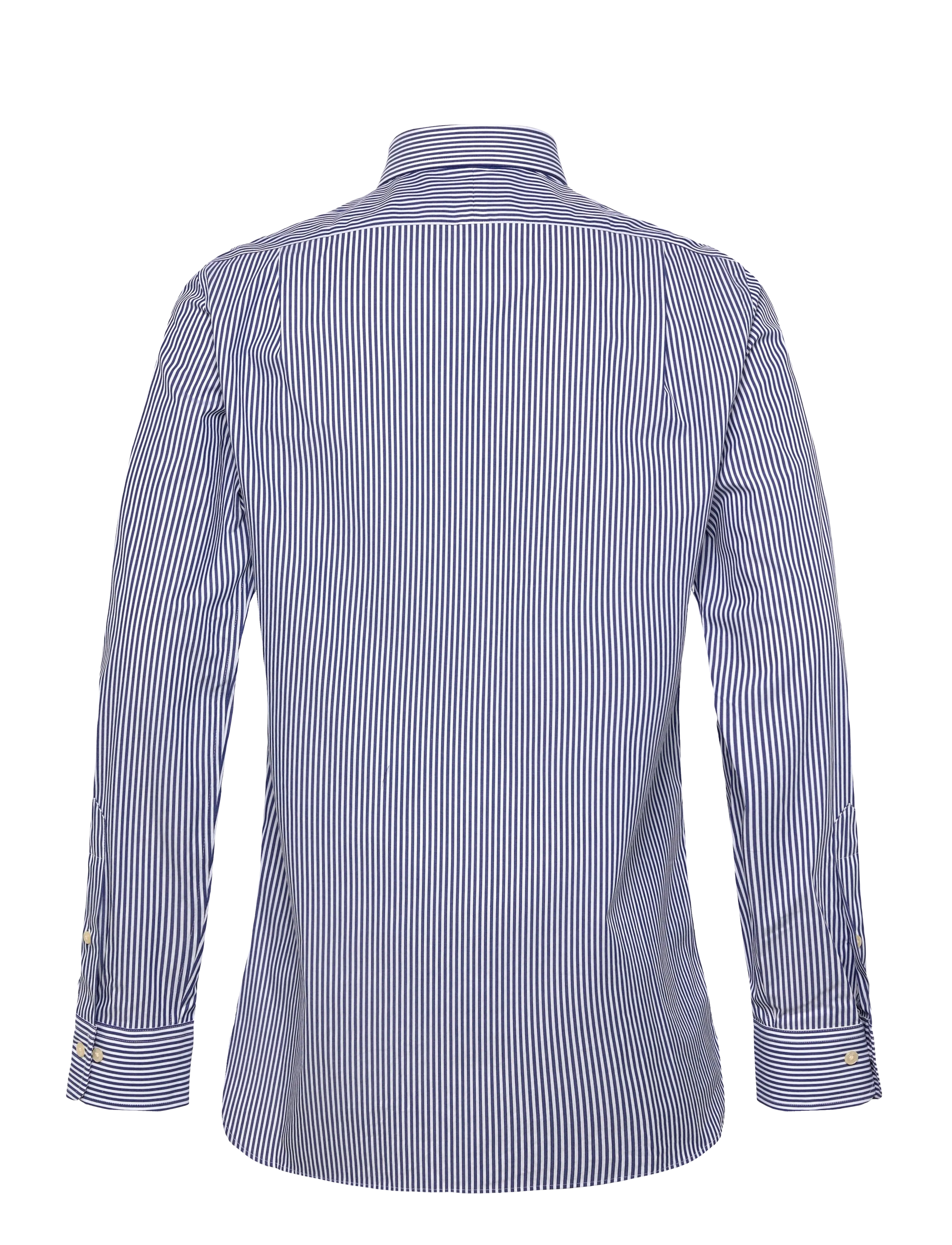Polo Ralph Lauren - PUREPRESS NS POPLIN-SLIM ESTATE PPC - röndóttar skyrtur - 3213a royal/white - 1