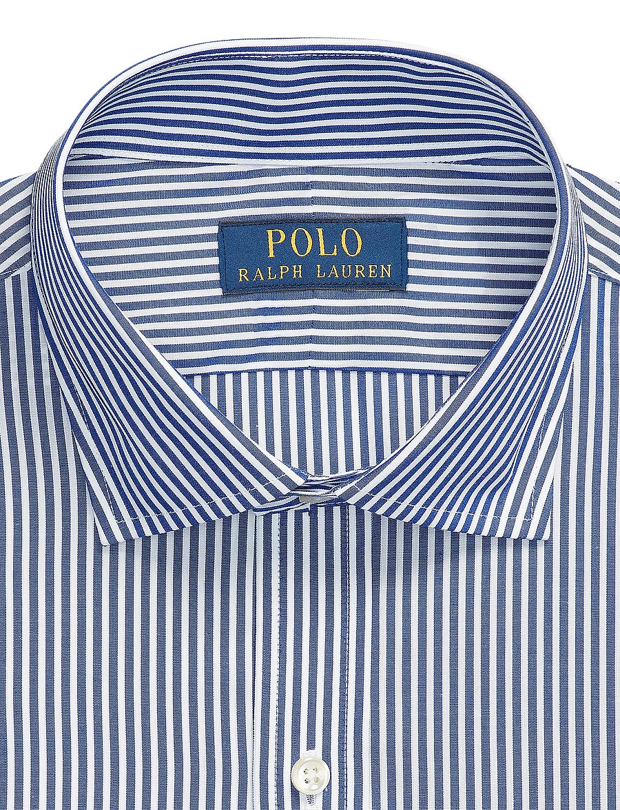 Polo Ralph Lauren - PUREPRESS NS POPLIN-SLIM ESTATE PPC - chemises à rayures - 3213a royal/white - 3