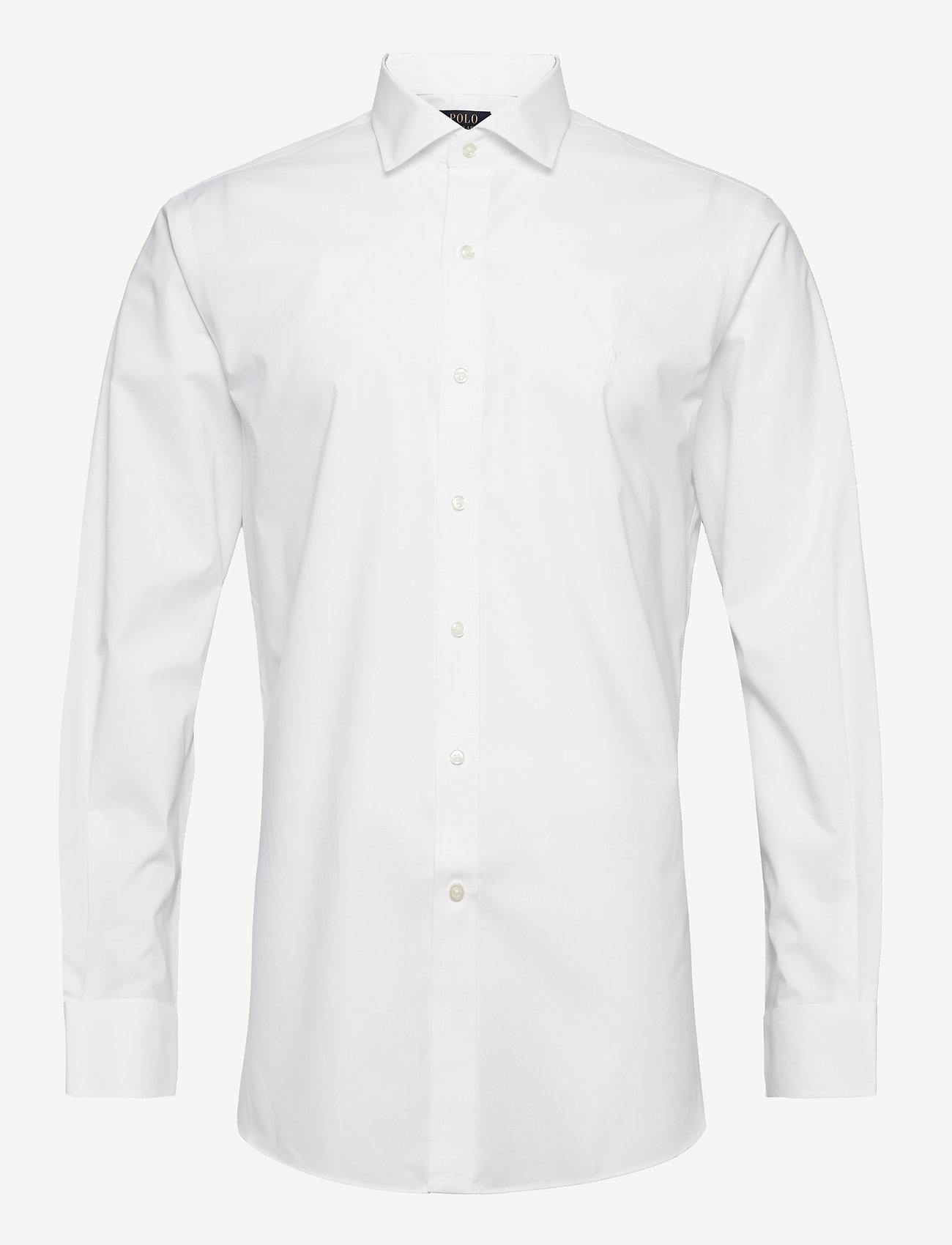 Polo Ralph Lauren - Slim Fit Poplin Shirt - su smokingu dėvimi marškiniai - white - 1