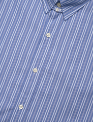 Polo Ralph Lauren - Custom Fit Striped Tab Collar Shirt - languoti marškiniai - 5068 fall blue/wh - 4