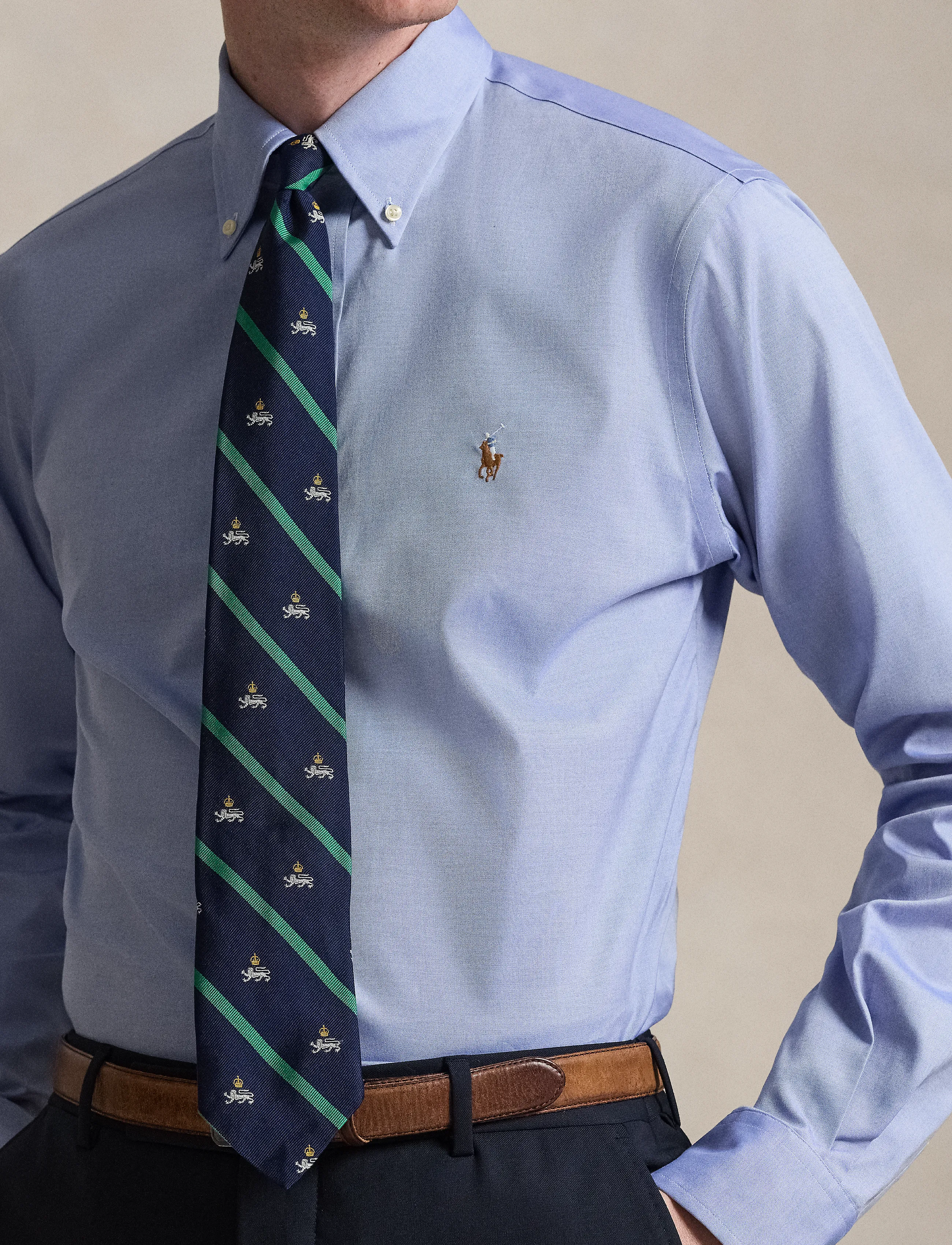 Polo Ralph Lauren Custom Fit Oxford Shirt oxfordskjortor herr – bild 4