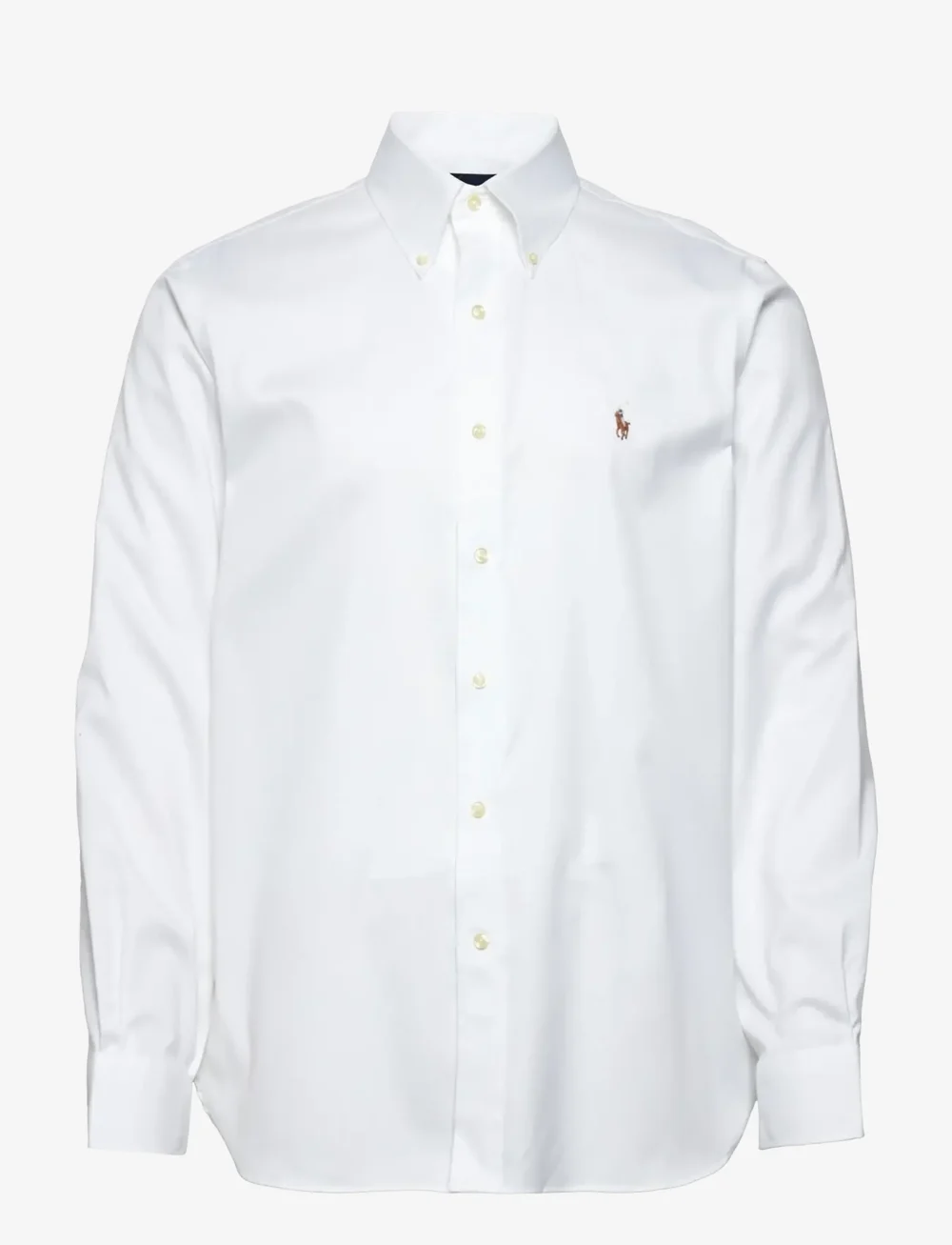 Polo Ralph Lauren - Custom Fit Oxford Shirt - tavalised t-särgid - white - 0
