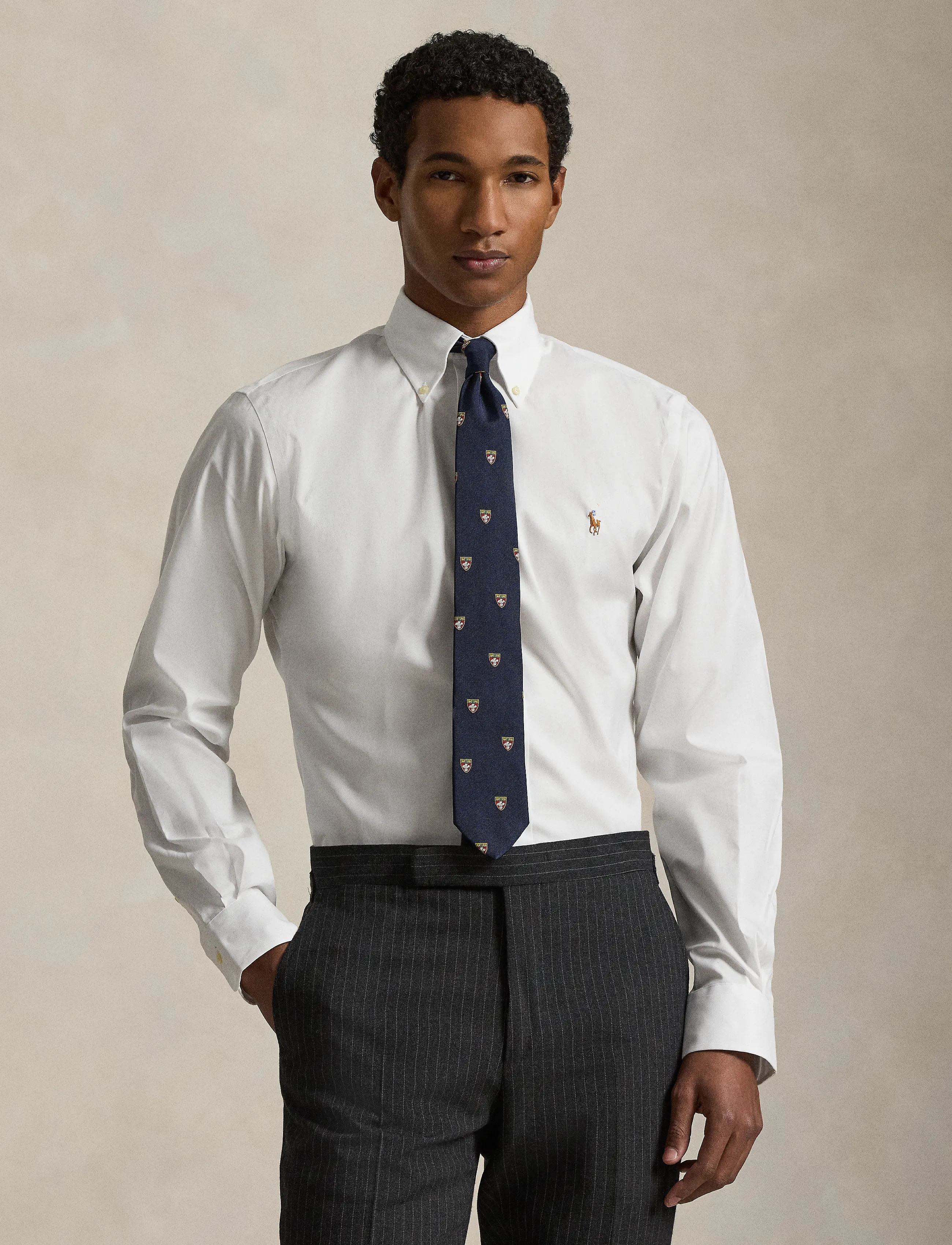 Polo Ralph Lauren - Custom Fit Oxford Shirt - oxford-skjortor - white - 5
