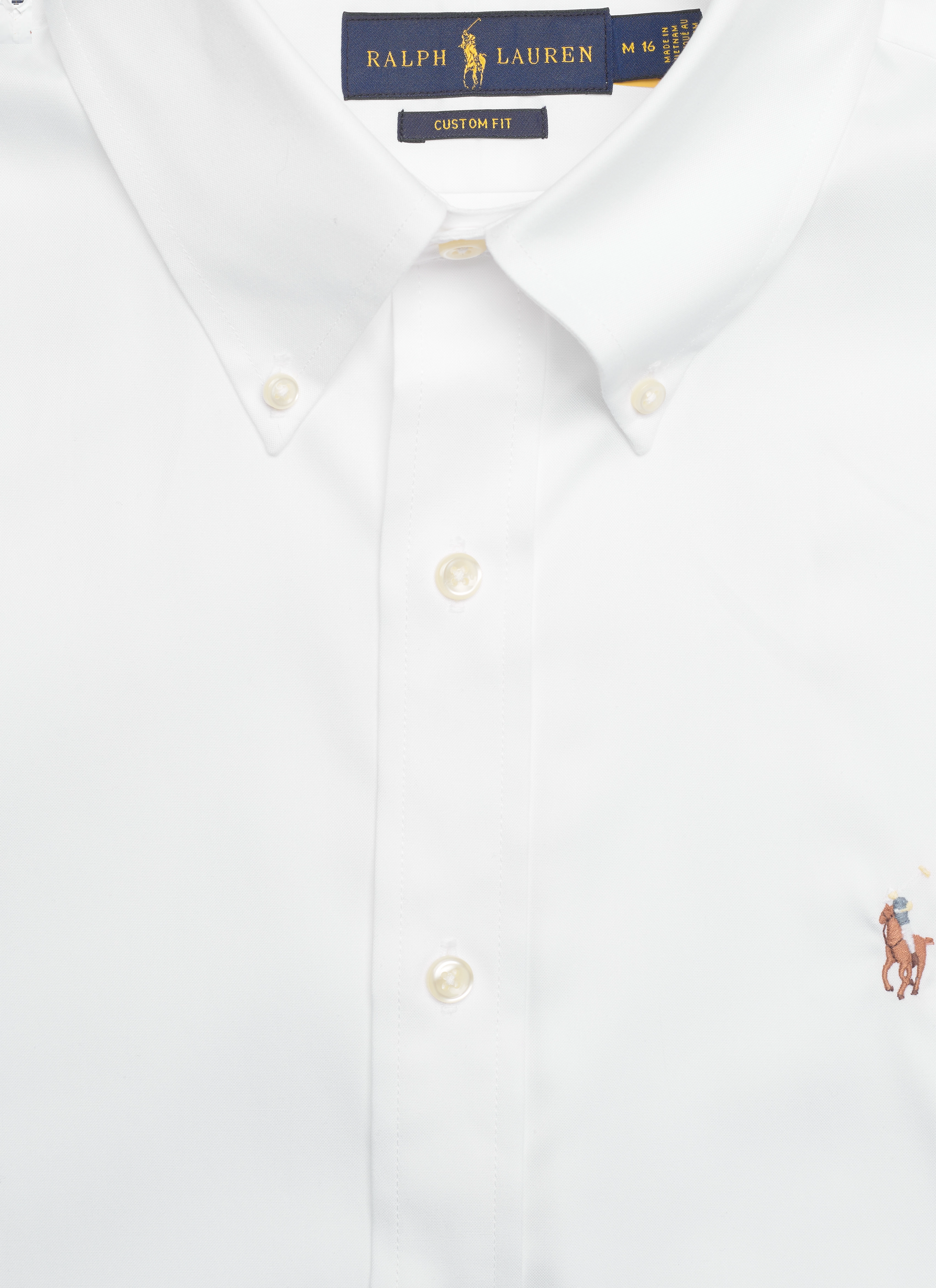 Polo Ralph Lauren - Custom Fit Oxford Shirt - chemises oxford - white - 5