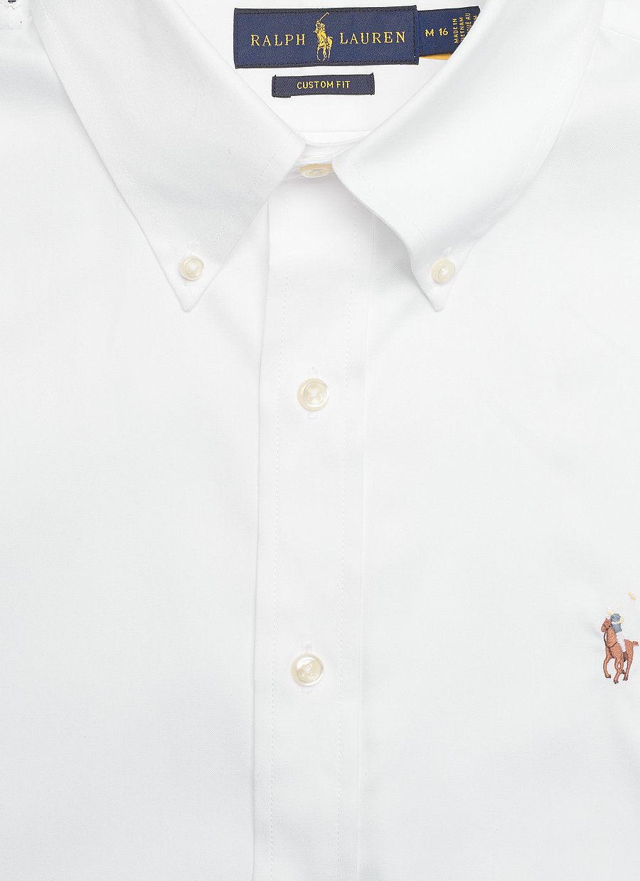 Polo Ralph Lauren - Custom Fit Oxford Shirt - chemises oxford - white - 5