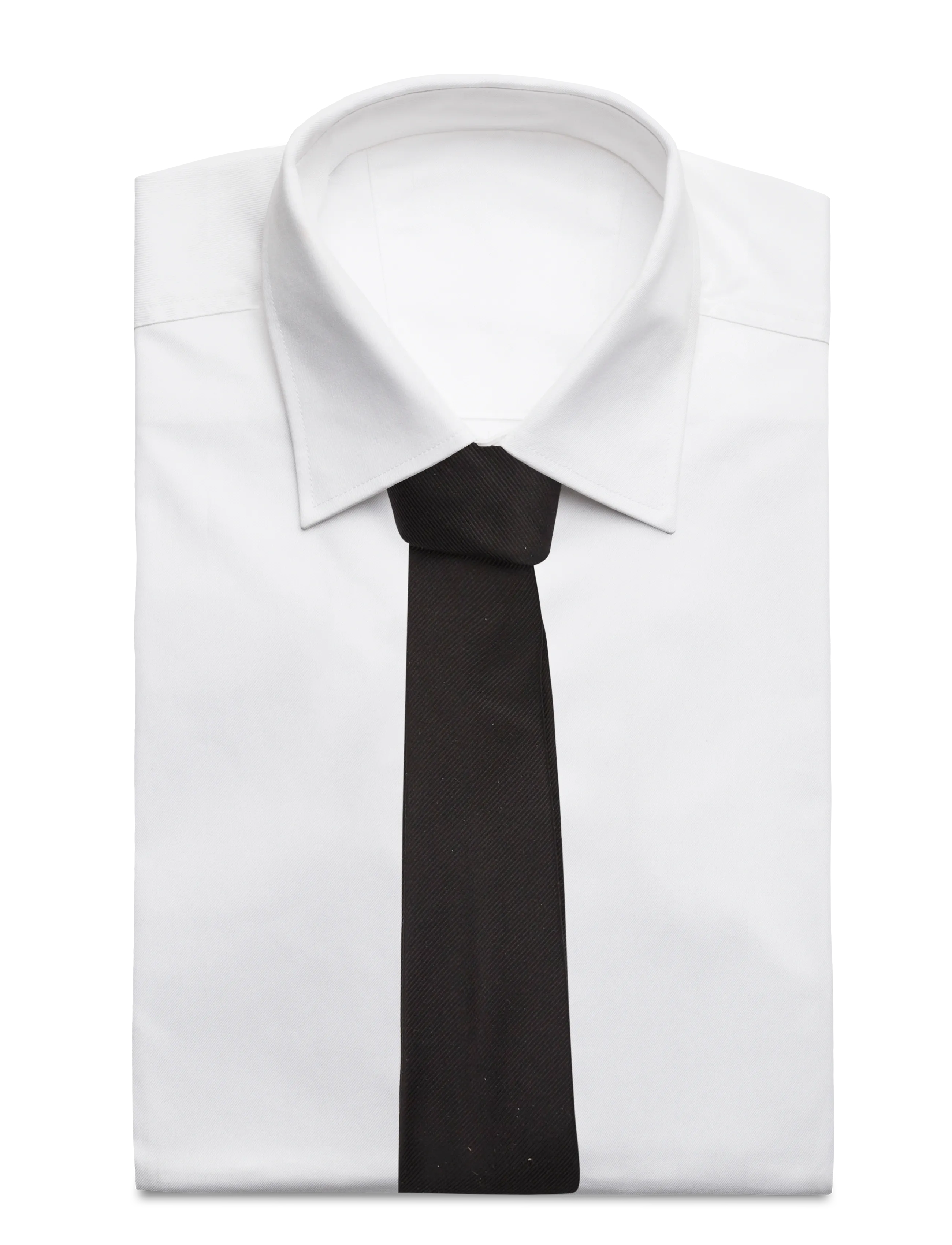 Polo Ralph Lauren - Silk Repp Narrow Tie - bindi - black - 1