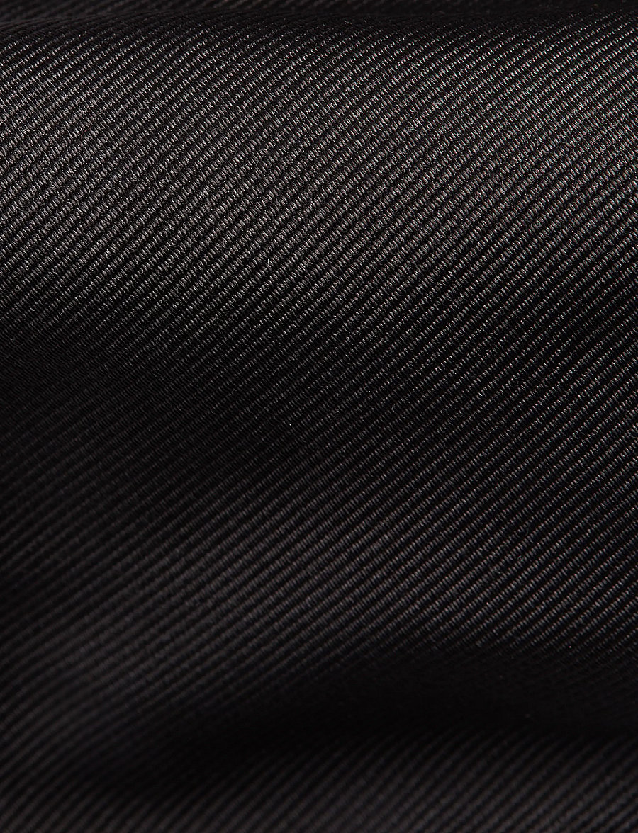 Polo Ralph Lauren - Silk Repp Narrow Tie - slips - black - 3