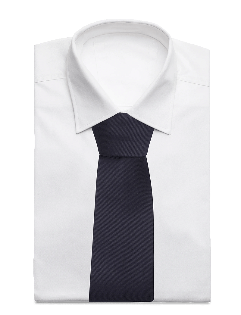 Polo Ralph Lauren - Silk Repp Narrow Tie - krawatten - navy - 1