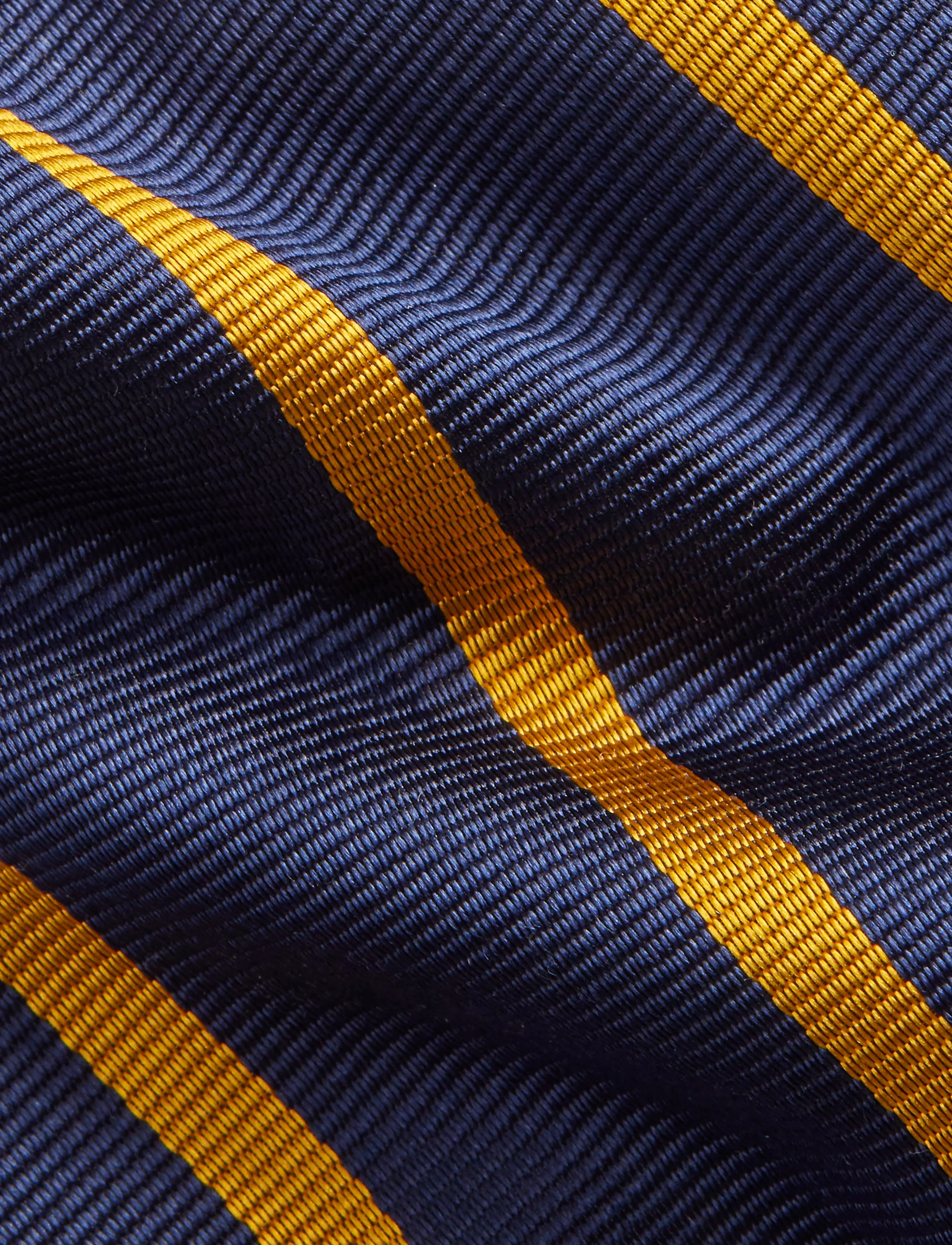Polo Ralph Lauren - Striped Silk Repp Tie - ties - navy/gold - 2
