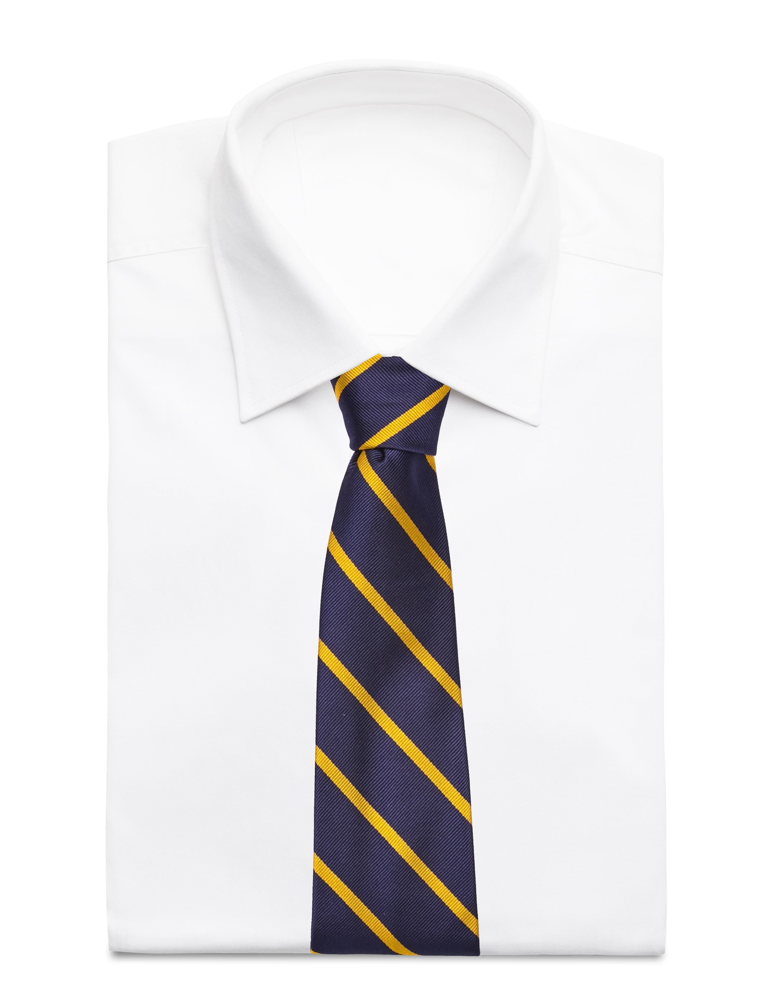 Polo Ralph Lauren - Striped Silk Repp Tie - ties - navy/gold - 4