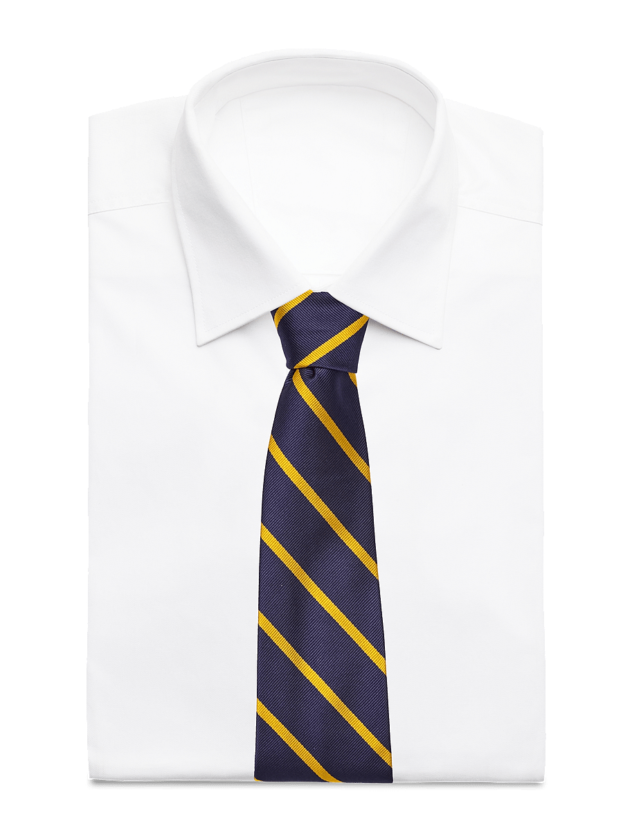 Polo Ralph Lauren - Striped Silk Repp Tie - stropdassen - navy/gold - 4