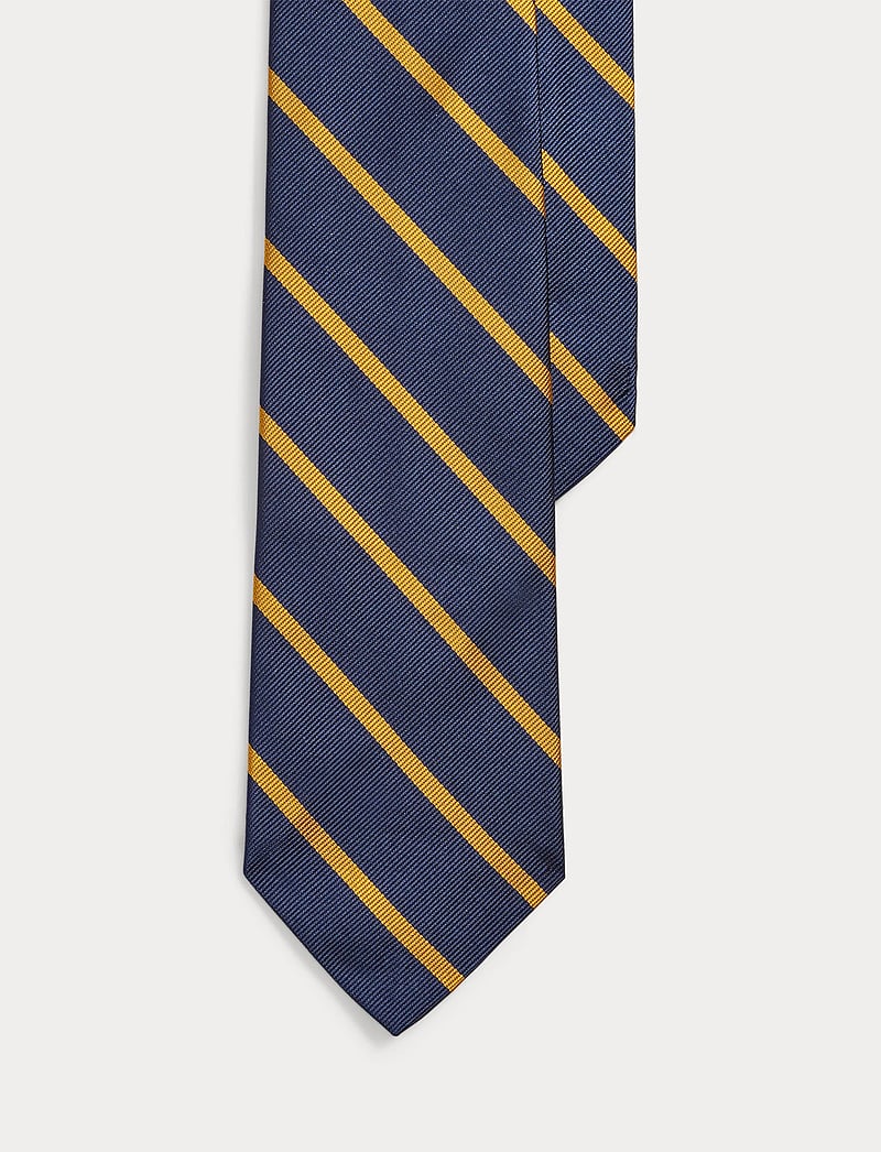 Polo Ralph Lauren - ENG REPP STRIPE BAR-UNIVERSITY - lipsud - navy/gold - 3