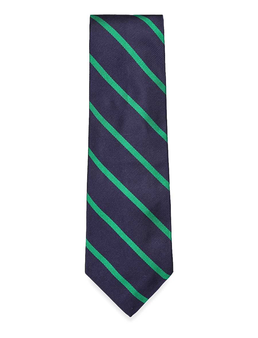 Polo Ralph Lauren - Striped Silk Repp Tie - lipsud - navy/green - 0