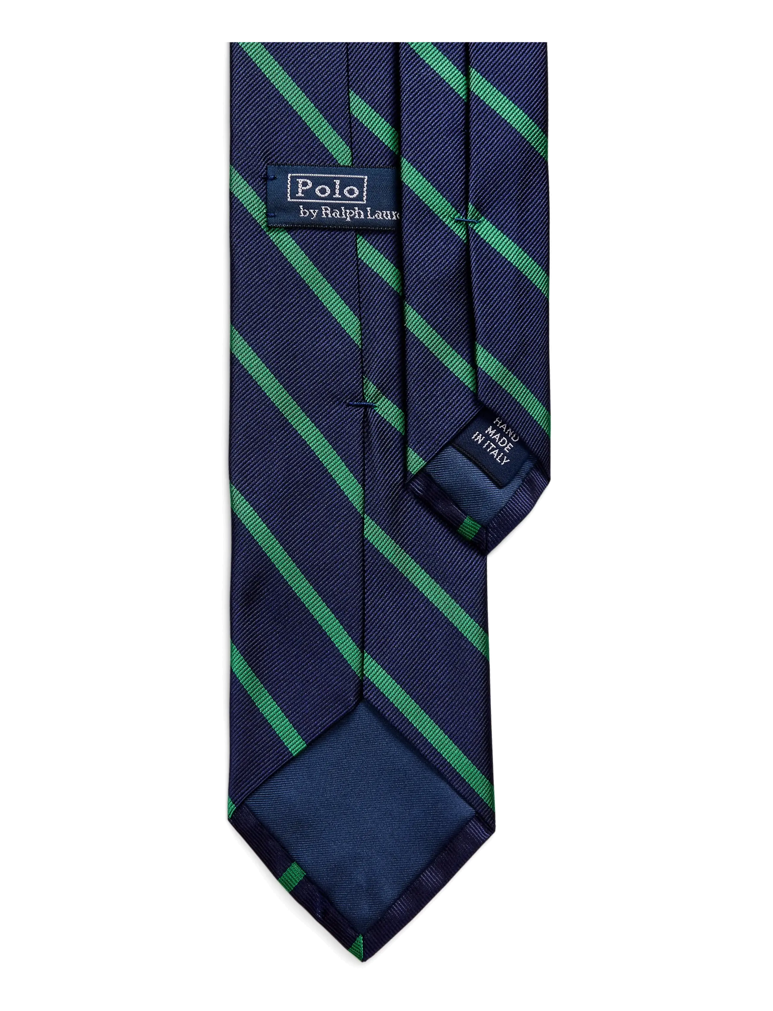Polo Ralph Lauren - Striped Silk Repp Tie - ties - navy/green - 1