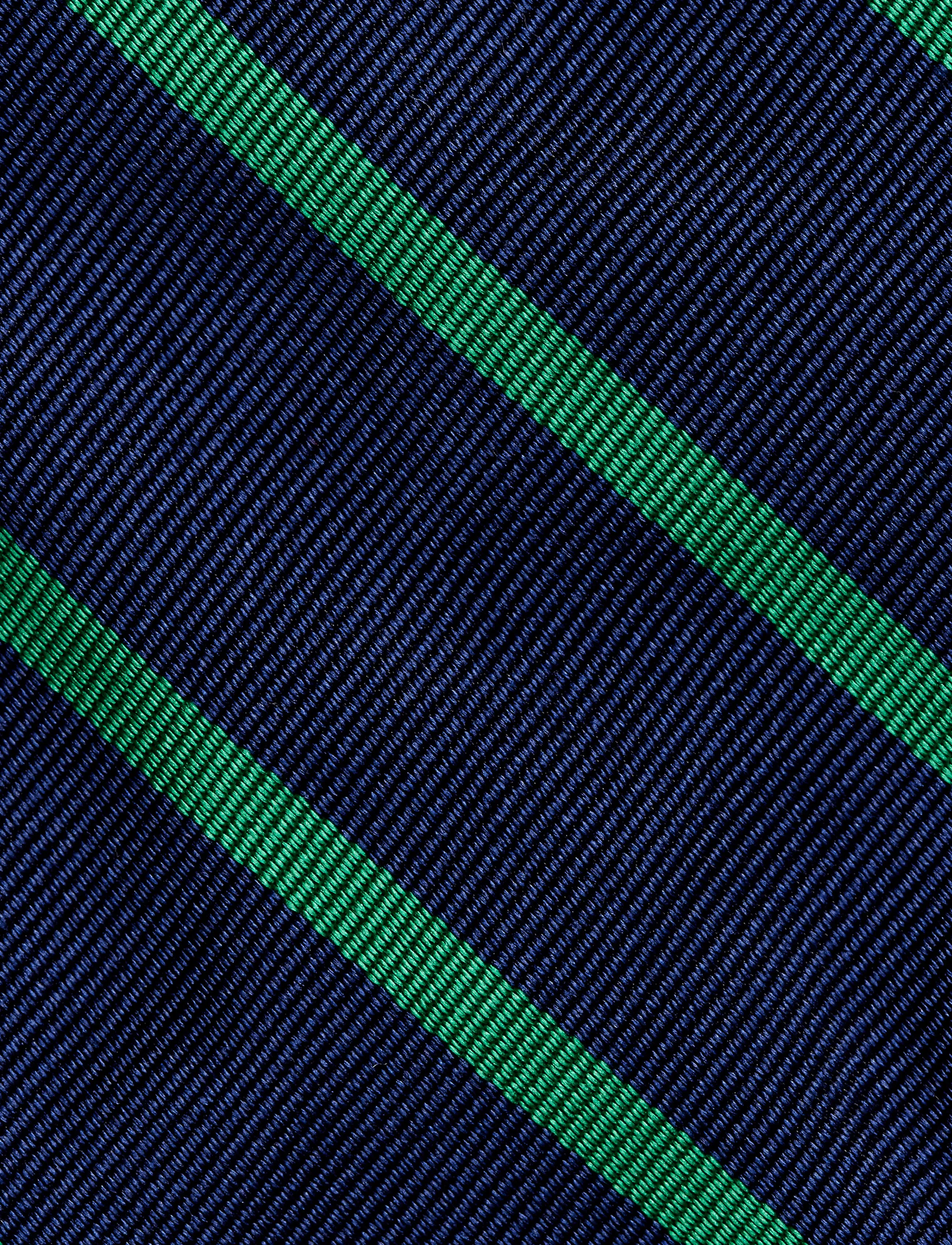 Polo Ralph Lauren - Striped Silk Repp Tie - ties - navy/green - 2