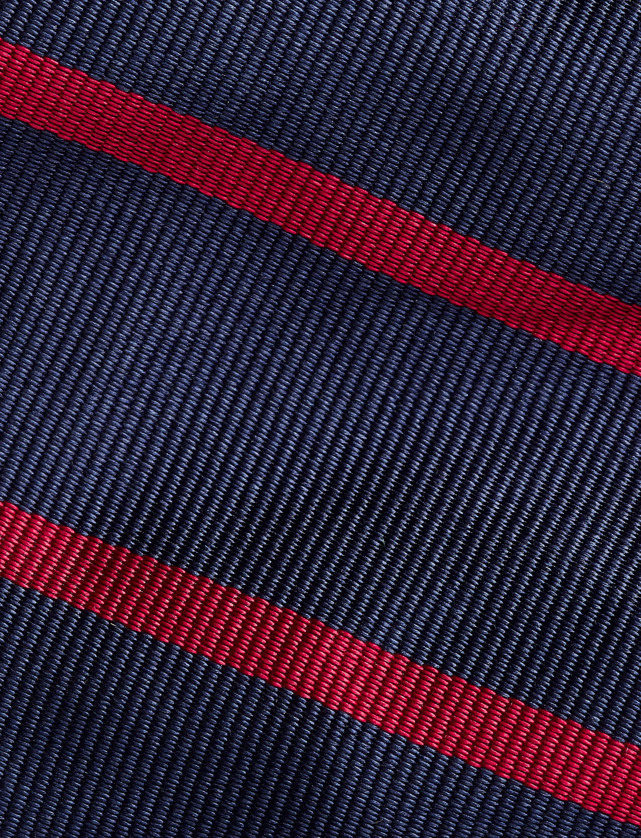 Polo Ralph Lauren - Striped Silk Repp Tie - krawaty - navy/red - 3