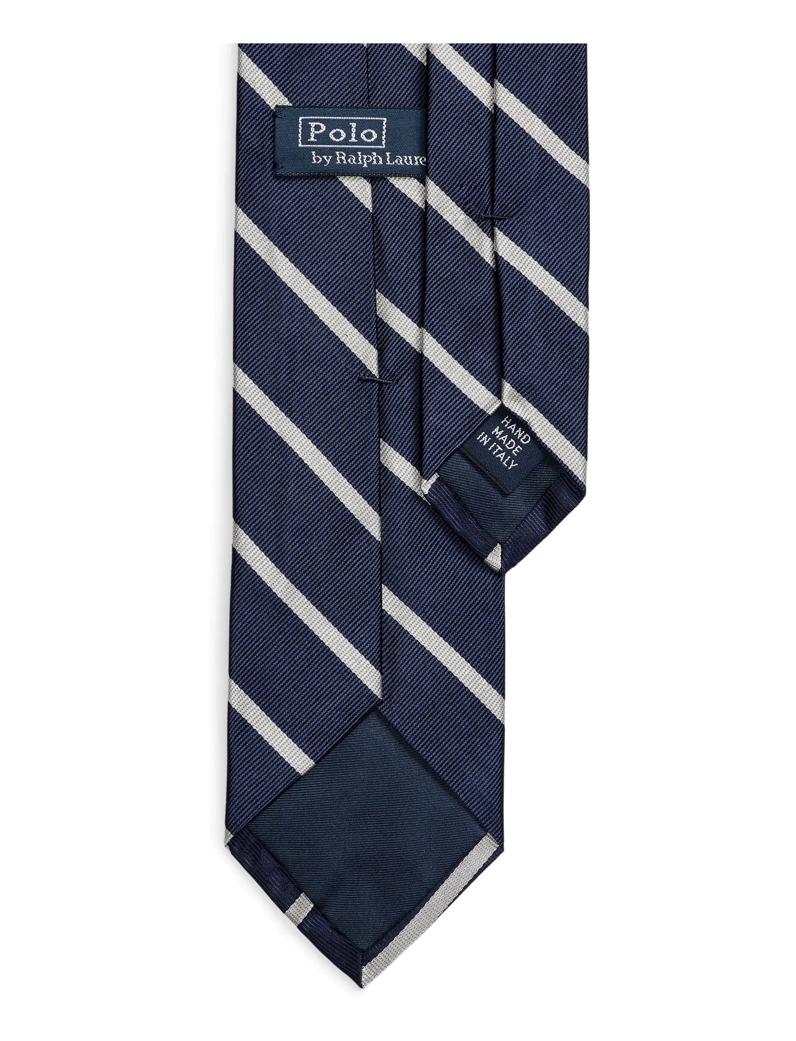 Polo Ralph Lauren - Striped Silk Repp Tie - slipsar - navy/white - 1