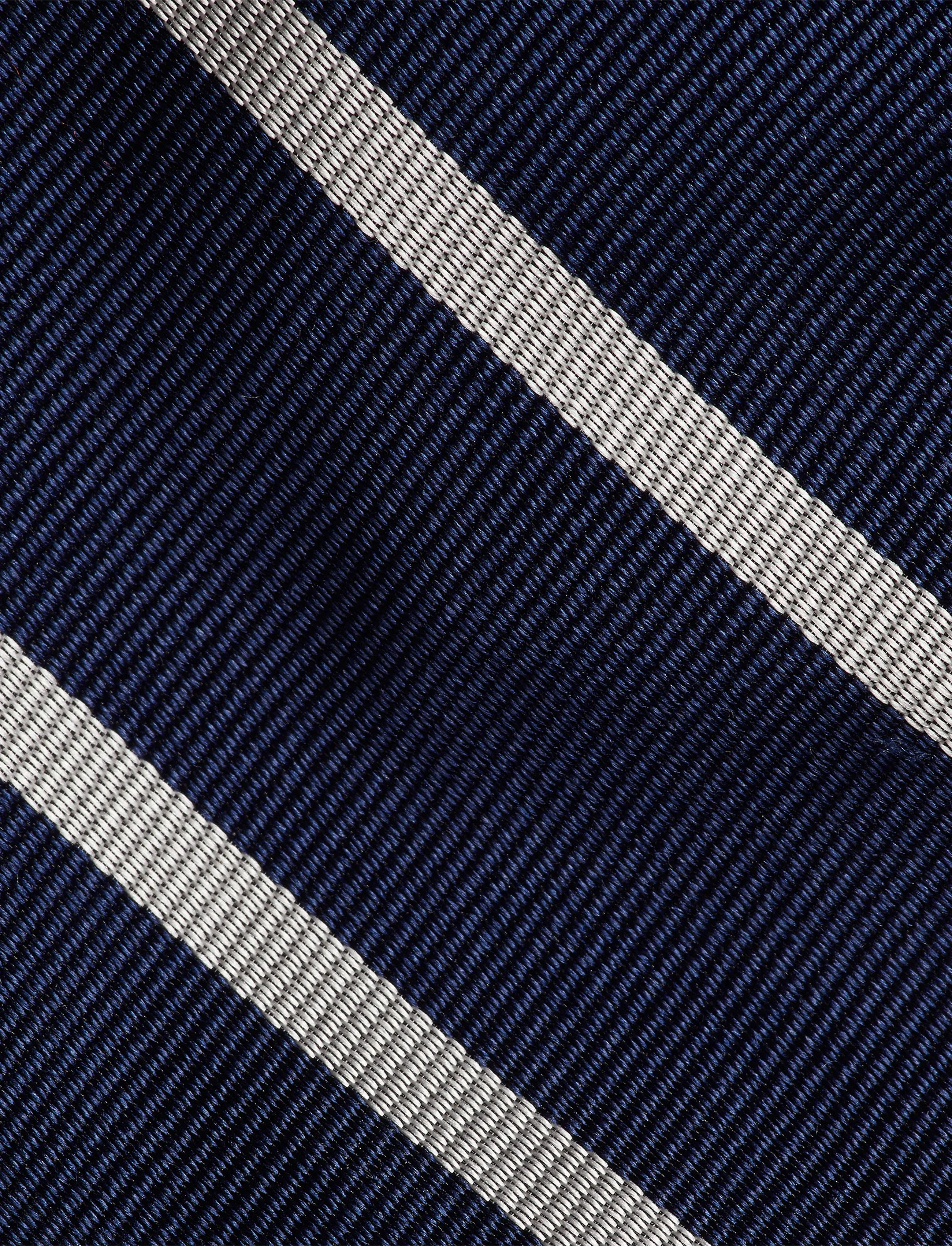 Polo Ralph Lauren - Striped Silk Repp Tie - slipsar - navy/white - 2