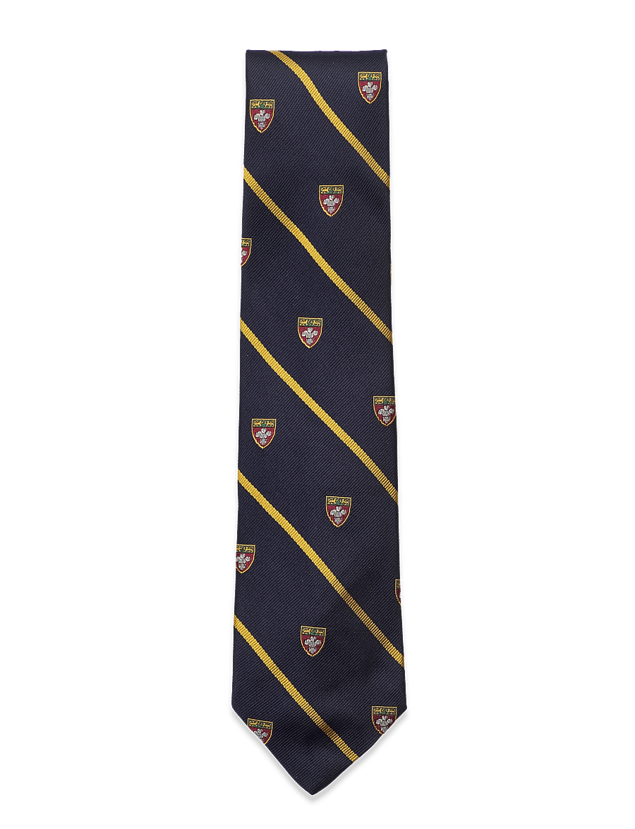 Polo Ralph Lauren - Striped Silk Narrow Repp Club Tie - navy - 1