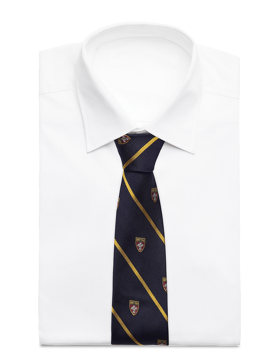 Polo Ralph Lauren - Striped Silk Narrow Repp Club Tie - navy - 4