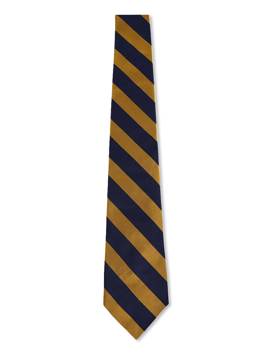 Polo Ralph Lauren - ENG REPP STRPE CLUB-UNIVERSITY - krawatten - navy/gold - 0