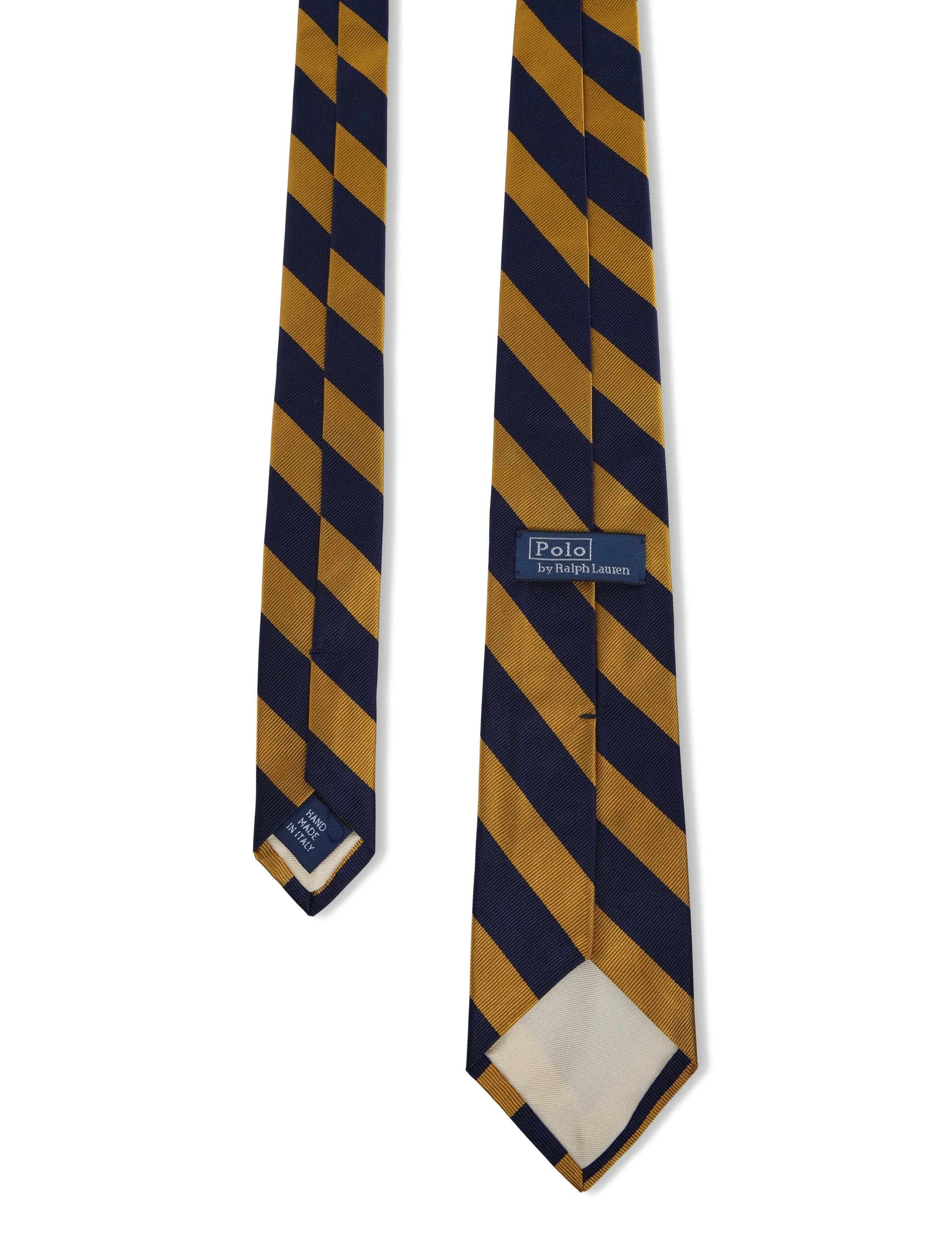 Polo Ralph Lauren - ENG REPP STRPE CLUB-UNIVERSITY - krawatten - navy/gold - 1