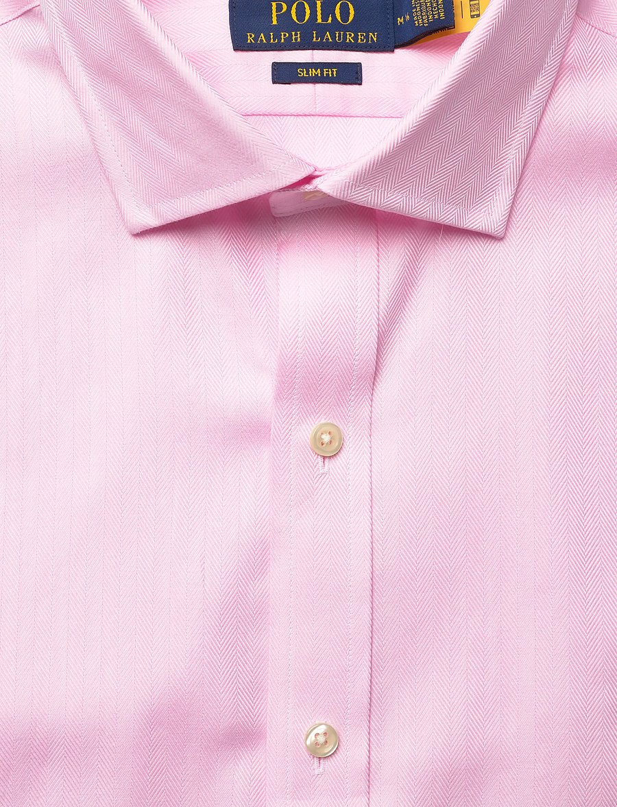 Polo Ralph Lauren - PUREPRESS TEXTURES-SLESTPPCN - formelle skjorter - 5499b pink - 4