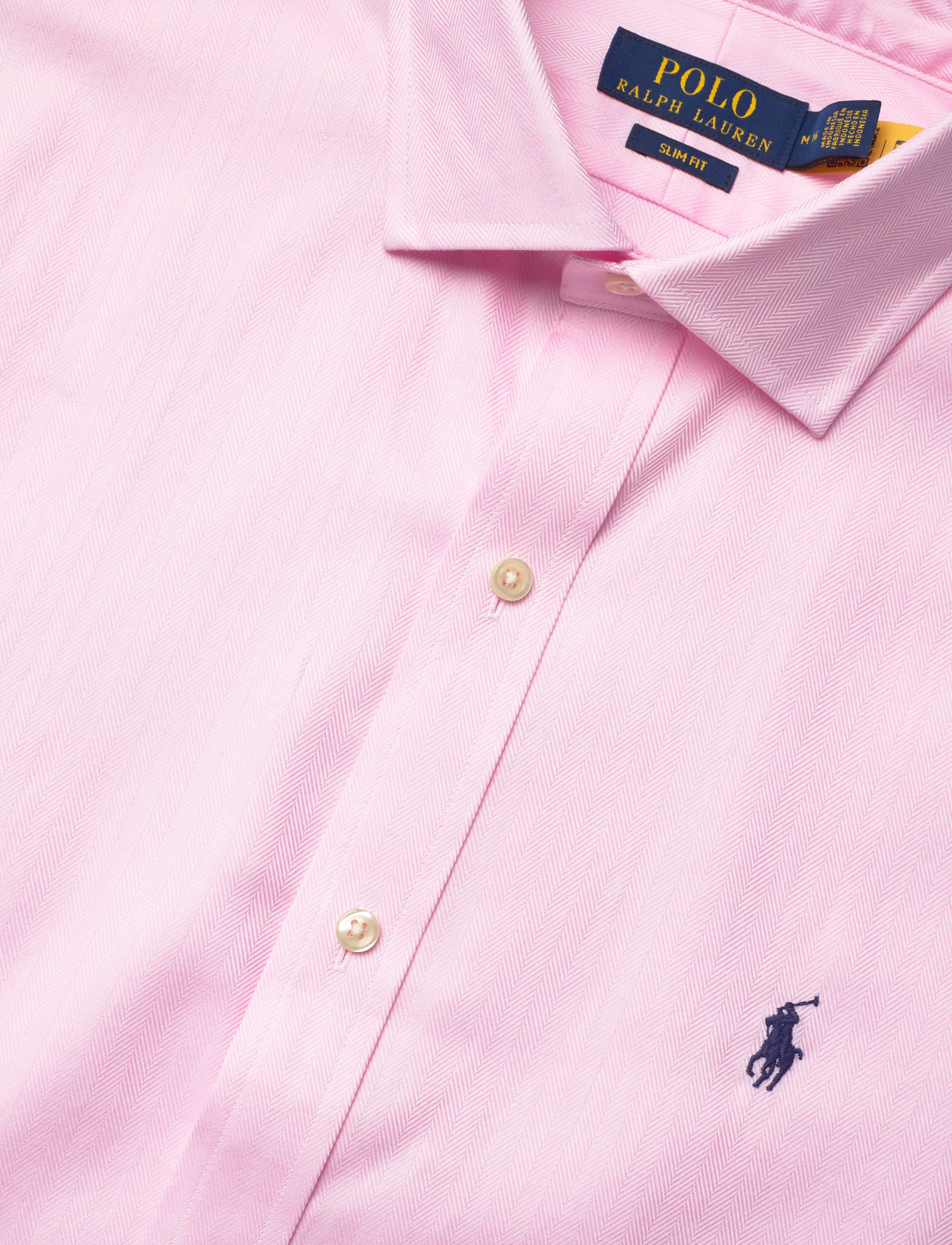 Polo Ralph Lauren - PUREPRESS TEXTURES-SLESTPPCN - kostymskjortor - 5499b pink - 3