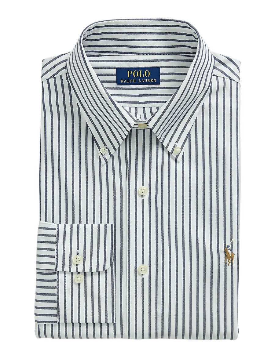 Polo Ralph Lauren - 80/2 PREPRSS POPLIN-CUHBDPPCN - oksfordo marškiniai - 5051a blue/white - 3