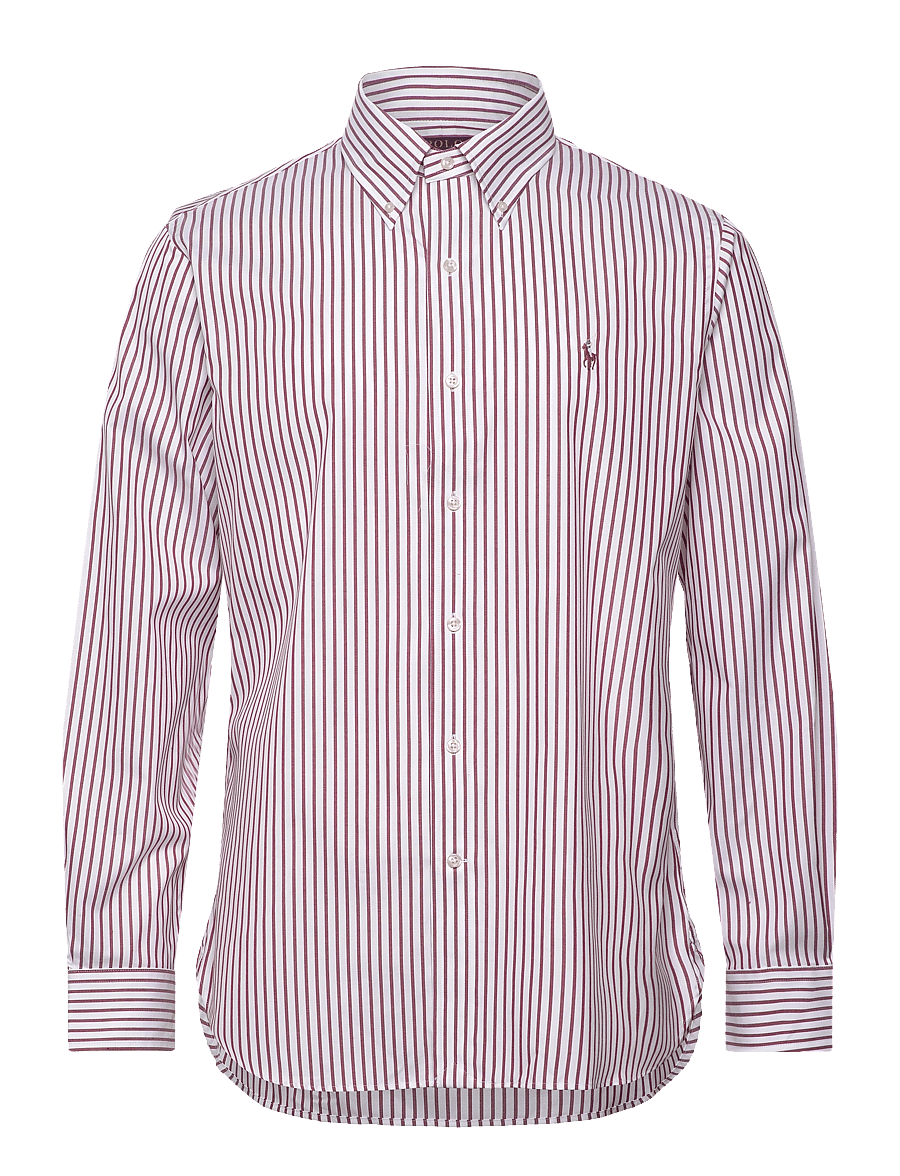 Polo Ralph Lauren - 80/2 PREPRSS POPLIN-CUHBDPPCN - oxford-skjortor - 5051b merlot/wine - 0
