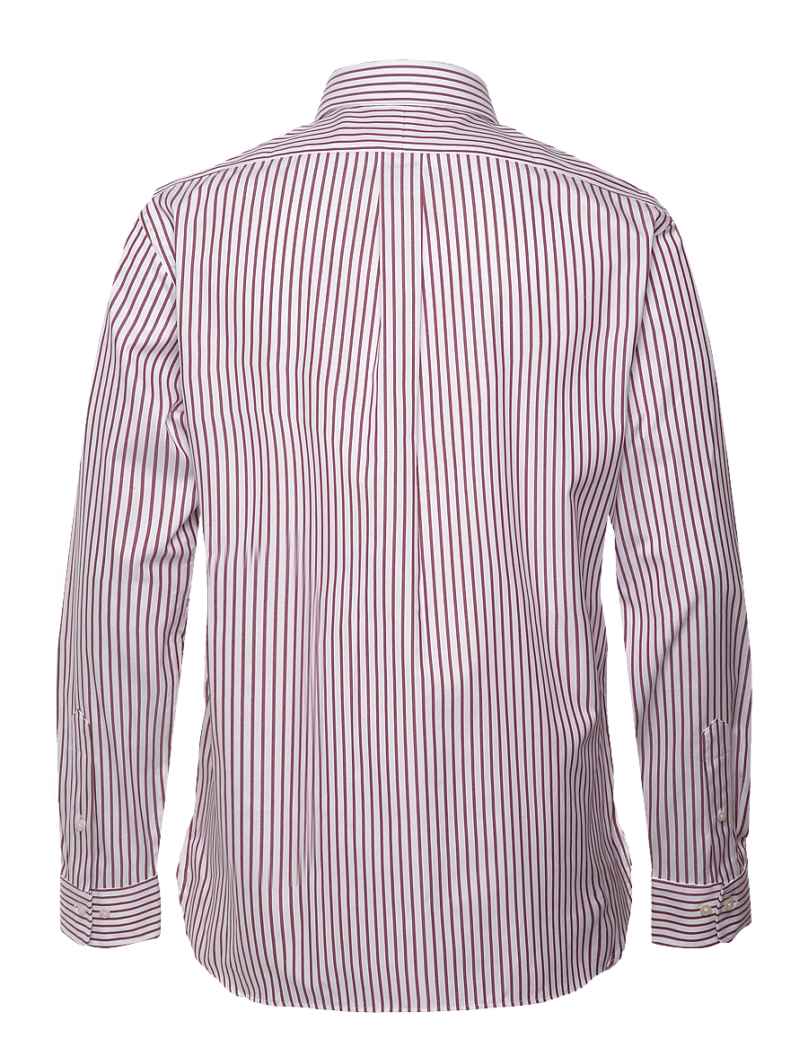 Polo Ralph Lauren - 80/2 PREPRSS POPLIN-CUHBDPPCN - oxford-skjortor - 5051b merlot/wine - 1