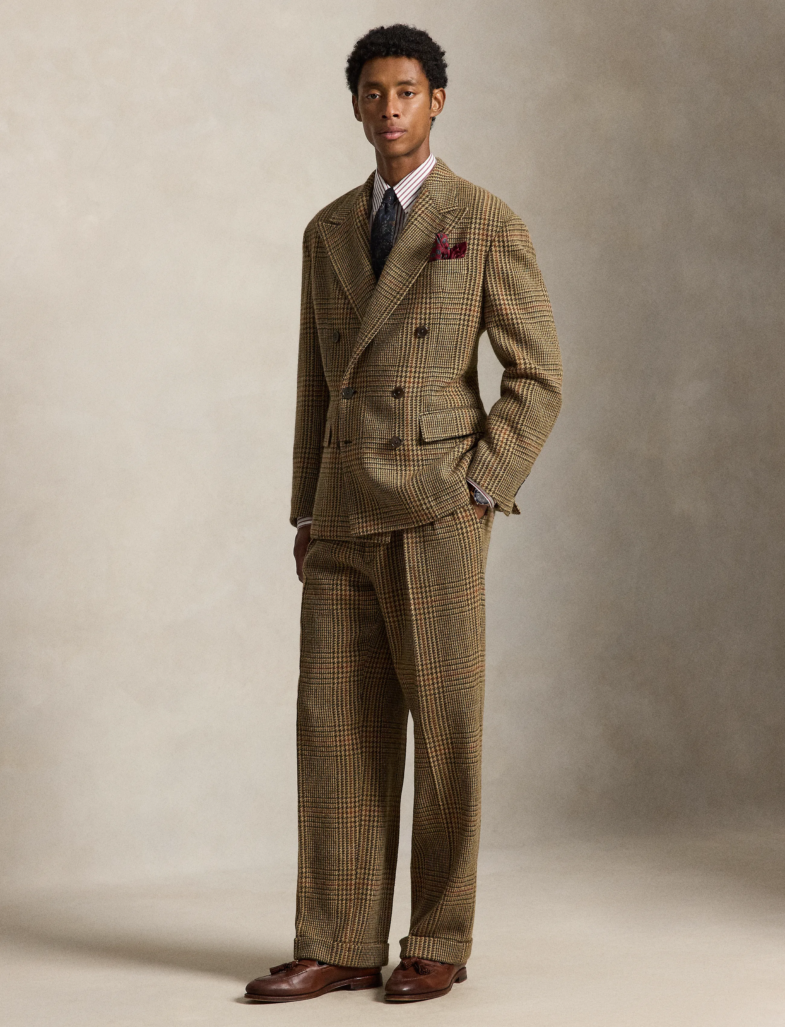 Polo Ralph Lauren - Custom Fit Striped Pinpoint Oxford Shirt - oxford skjorter - 5051b merlot/wine - 5