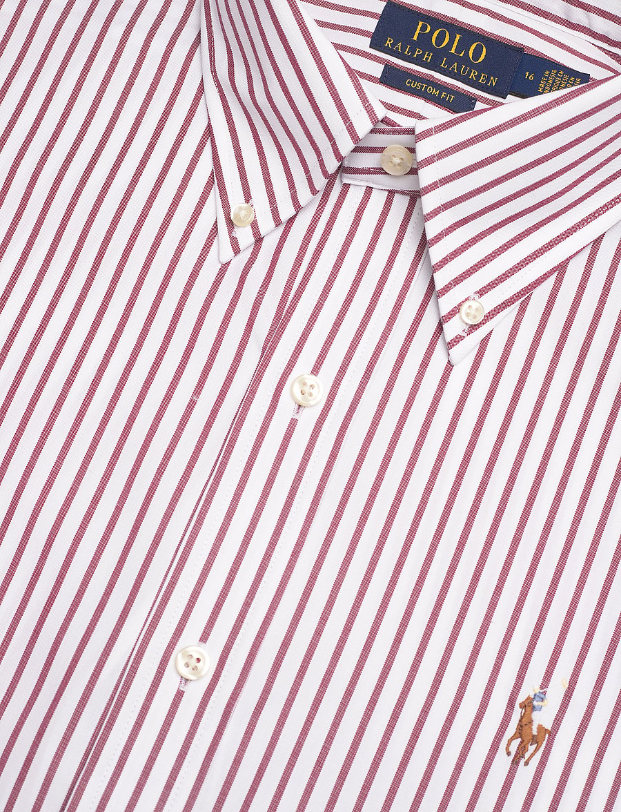 Polo Ralph Lauren - 80/2 PREPRSS POPLIN-CUHBDPPCN - oxford-skjortor - 5051b merlot/wine - 3