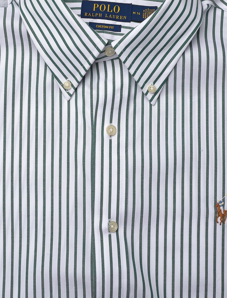 Polo Ralph Lauren - 80/2 PREPRSS POPLIN-CUHBDPPCN - oxford-skyrtur - 5051c pine/white - 2
