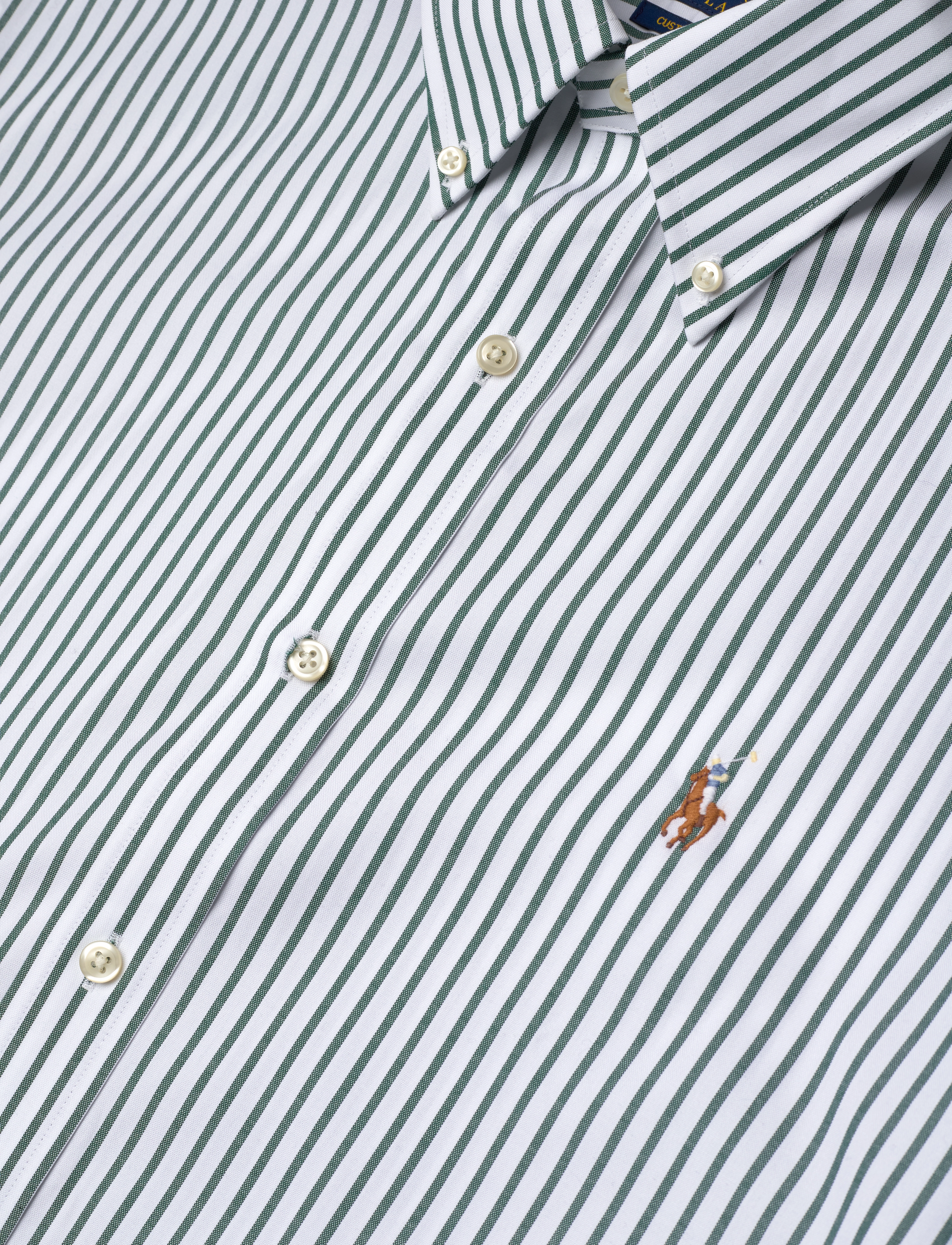 Polo Ralph Lauren - 80/2 PREPRSS POPLIN-CUHBDPPCN - oxford-skyrtur - 5051c pine/white - 3