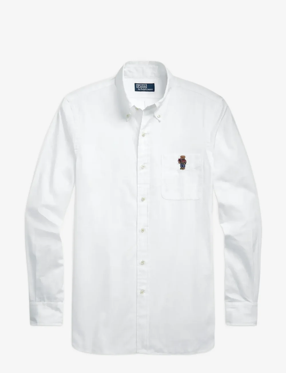 Polo Ralph Lauren - Custom Fit Polo Bear Poplin Shirt - basic-hemden - white w/holiday b - 1