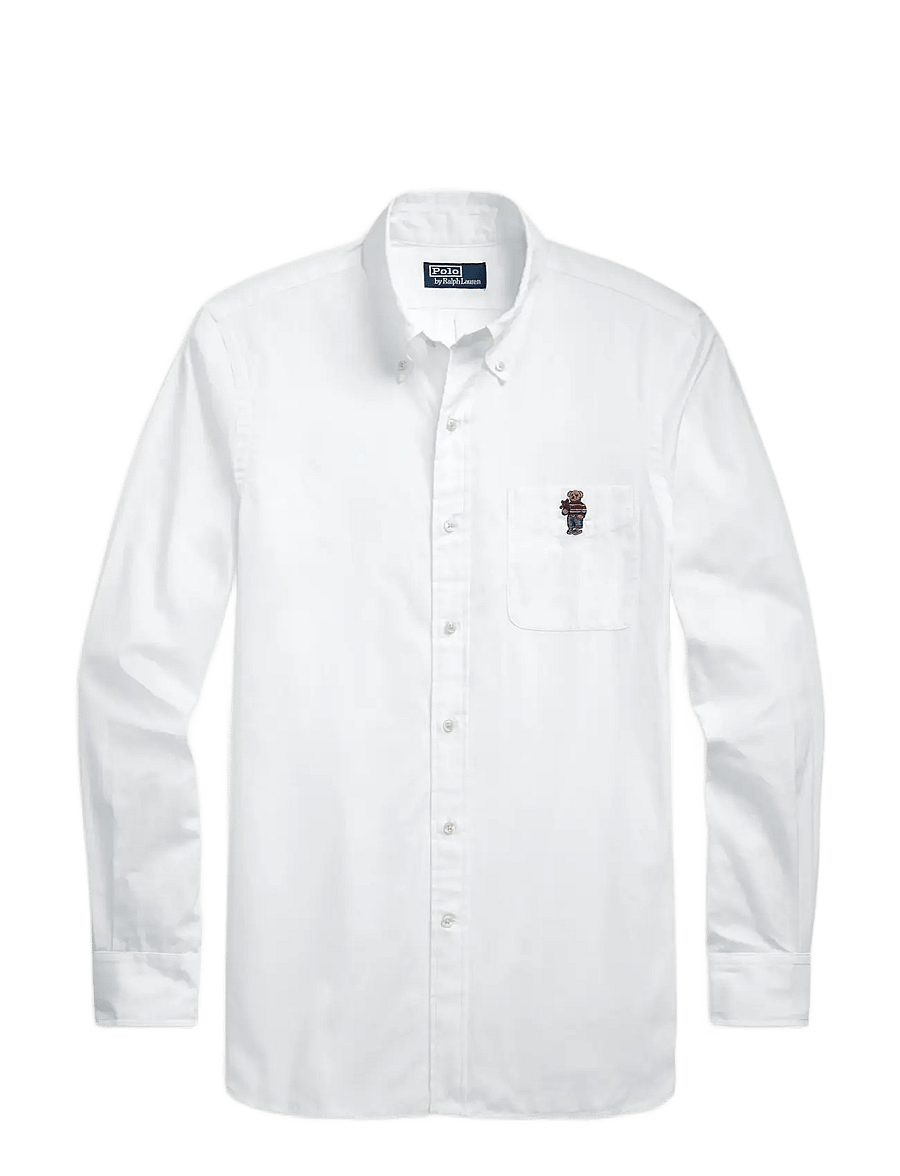 Polo Ralph Lauren - HOLIDAY-CUHBDPKBRN - kasdienio stiliaus marškiniai - white w/holiday b - 1