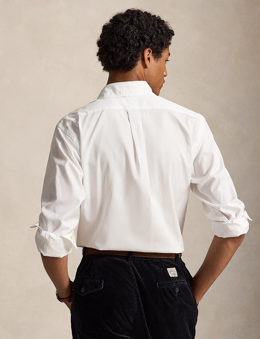 Polo Ralph Lauren - Custom Fit Polo Bear Poplin Shirt - casual overhemden - white w/holiday b - 3